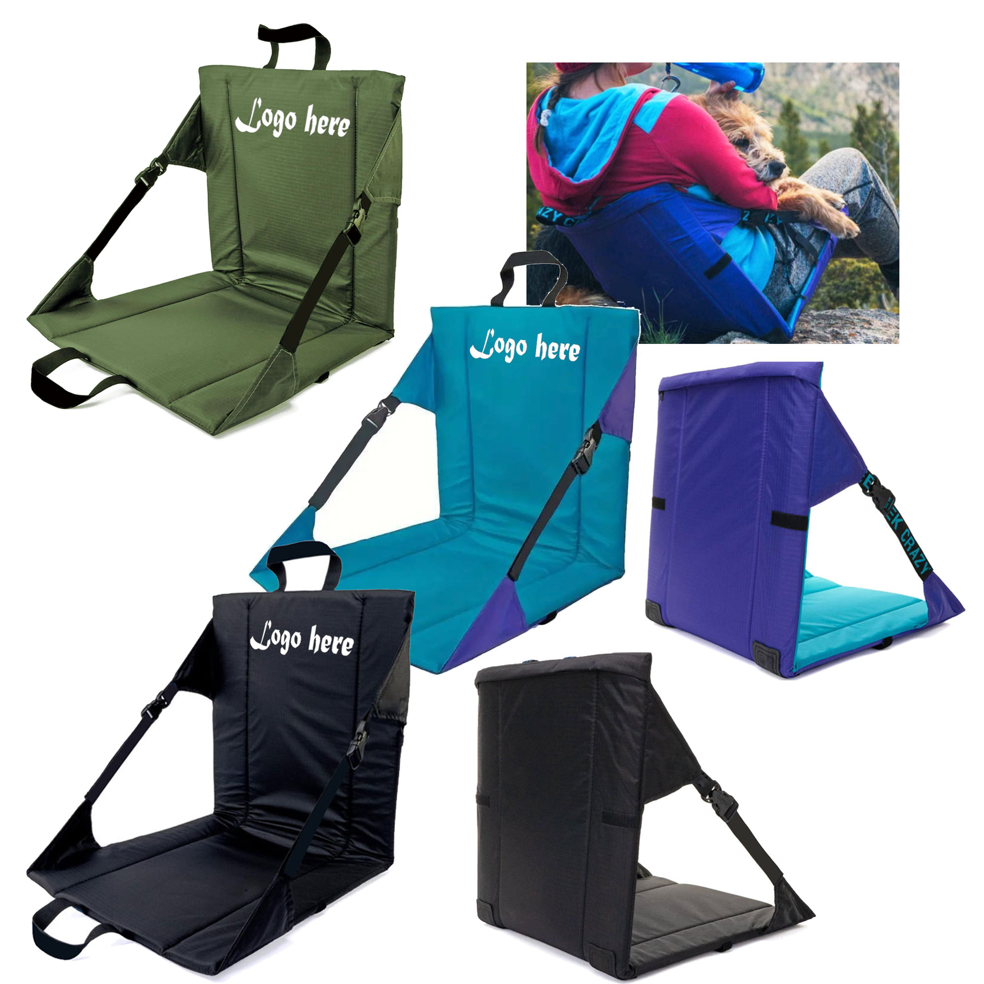 MOQ100 Portable Backrest Chair 2