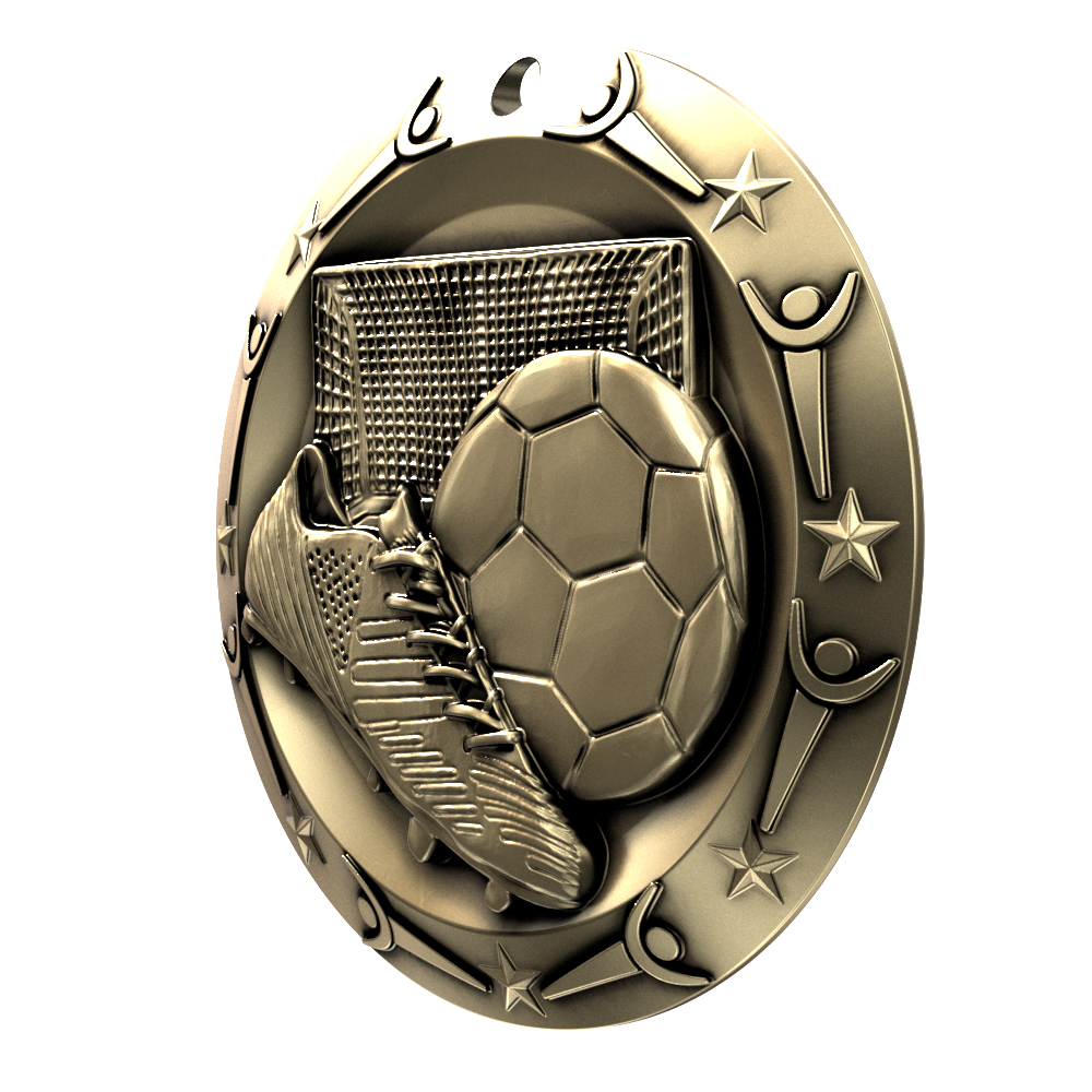 Soccer World Class Medallion (3") 2