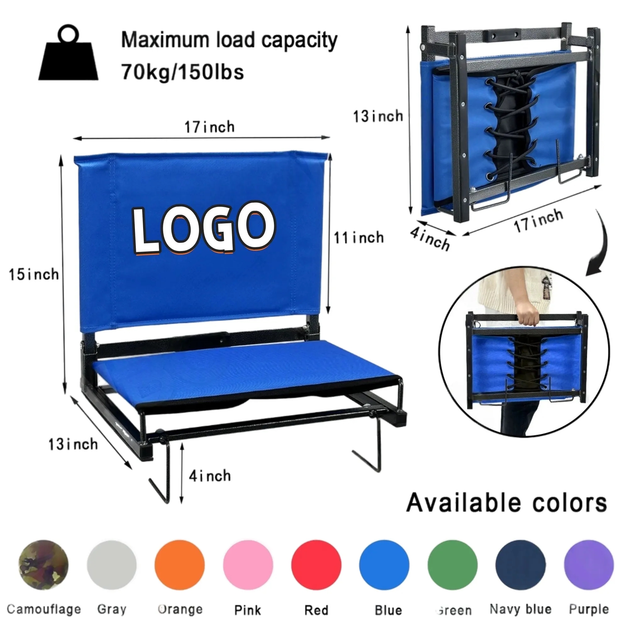 Portable Stadium Seat For Bleachers 2