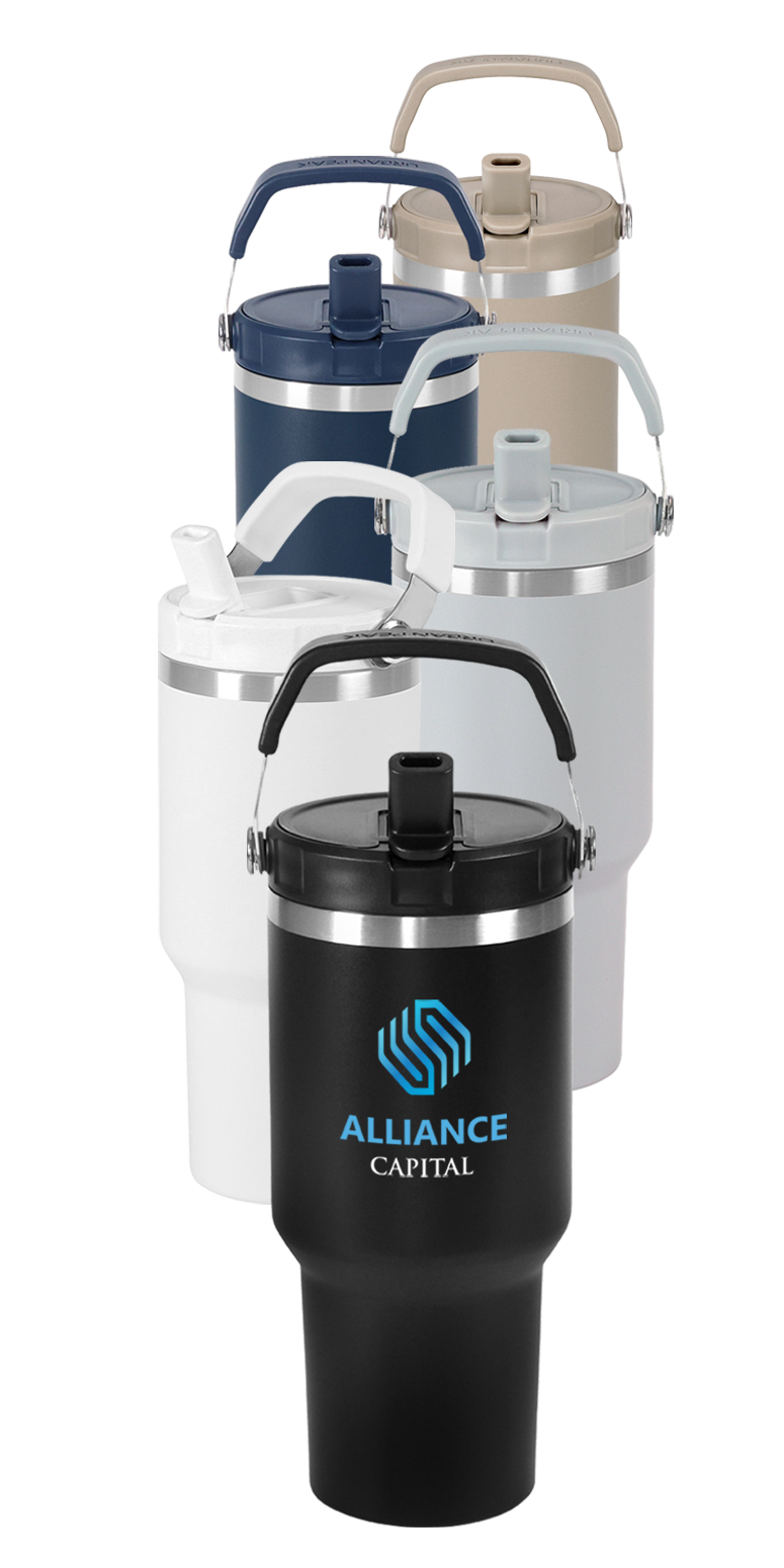 34oz Urban Peak® Pinnacle Flip Straw Tumbler 79