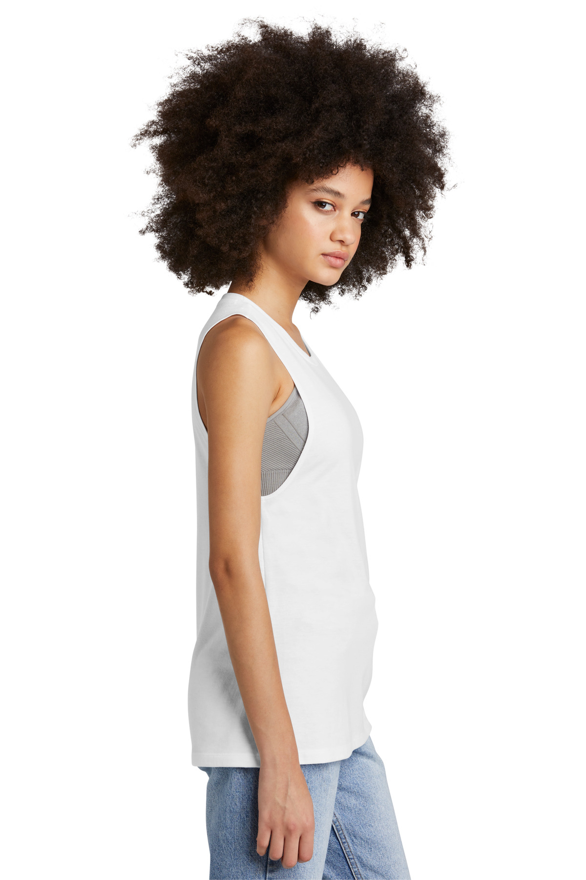 District Women's Perfect Tri Muscle Tank DT153 28