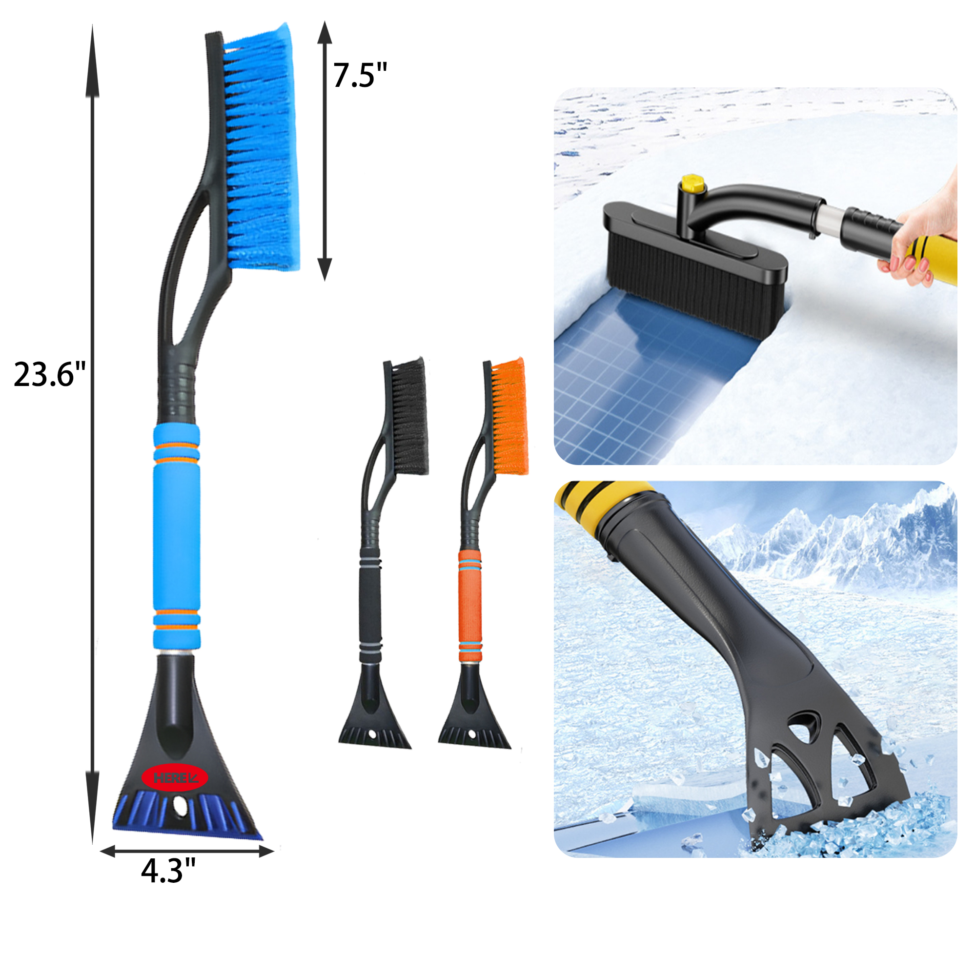 Lightweight Car Snow And Ice Shovel 3