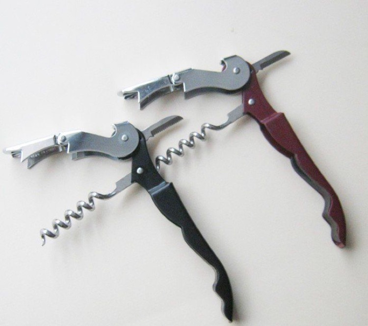 Waiter's Corkscrew Wine Bottle Opener - 1"x4 3/4"