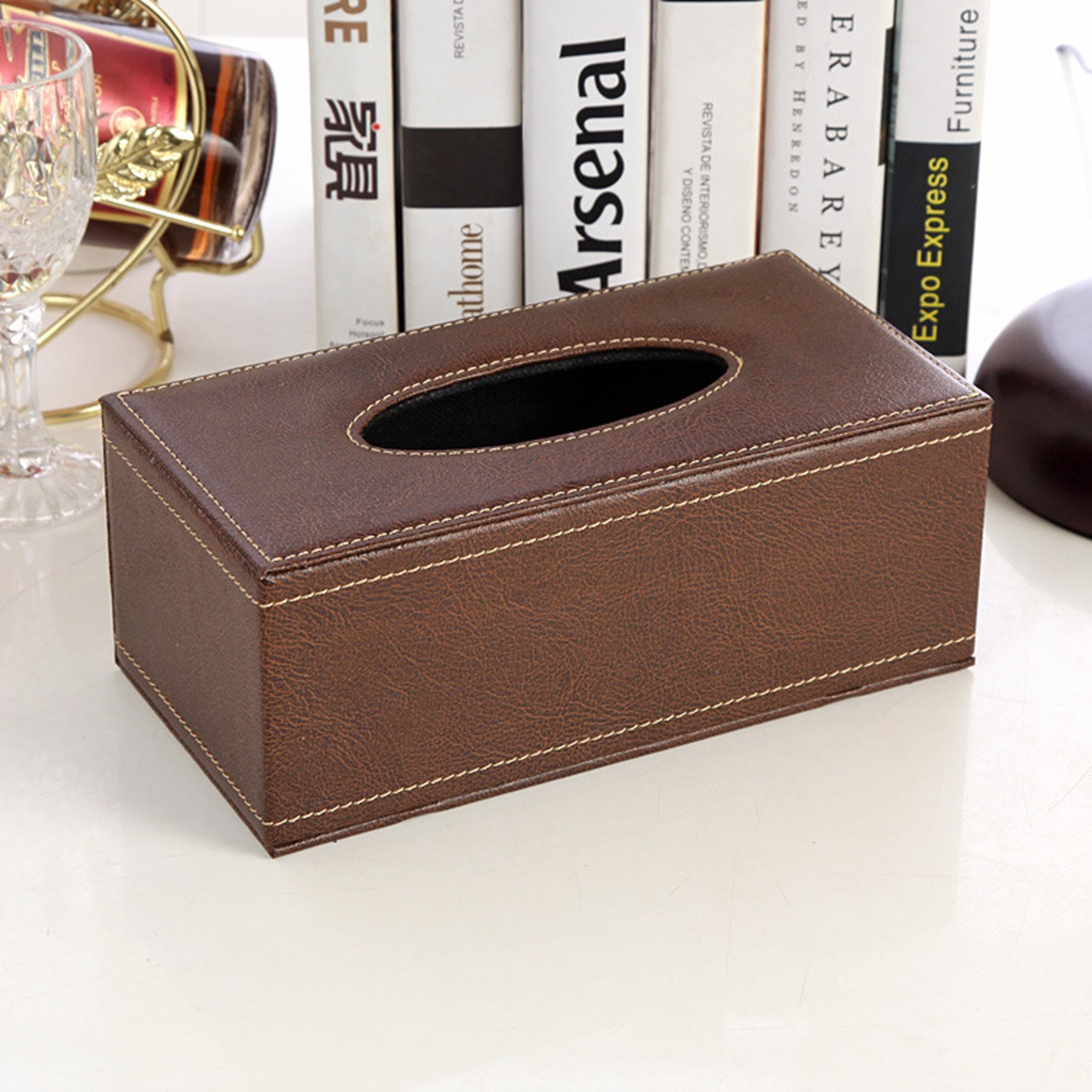 Leather Tissue Box 10