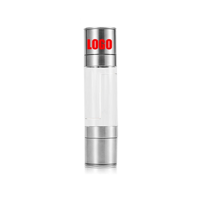 Custom 2 in 1 Pepper Grinders With Adjustable Ceramic Rotor 2
