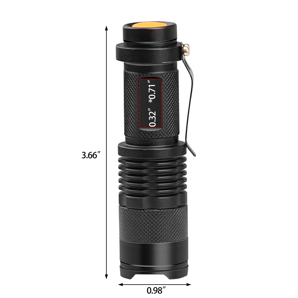 Misell Flashlight with Clip