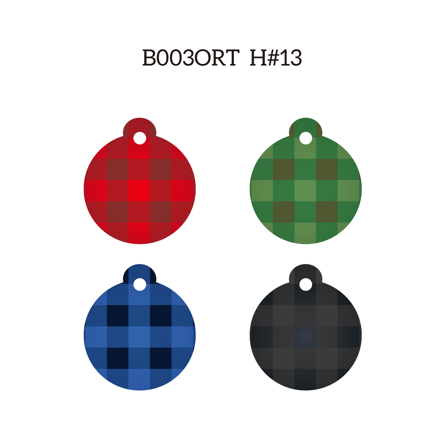 3" Full Color Christmas Ornament - Round 11
