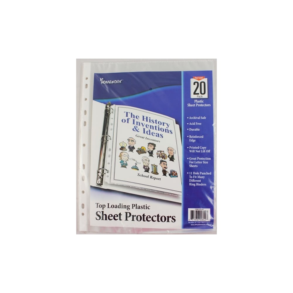 Sheet Protectors - Top-Loading Clear 2
