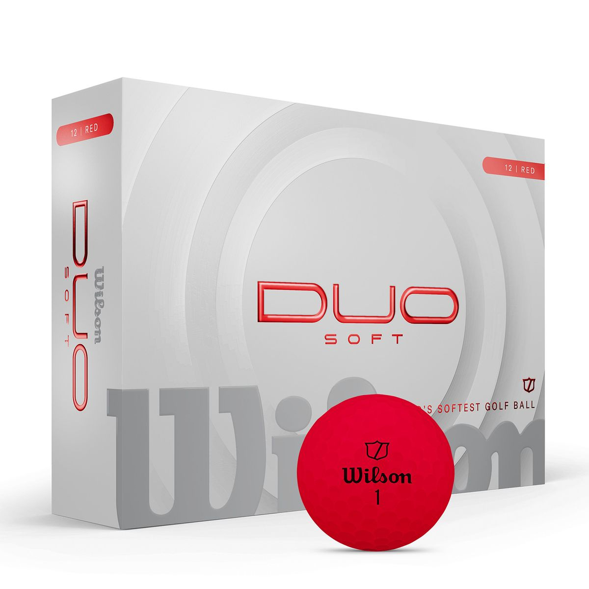 Wilson Duo Soft Red Golf Balls