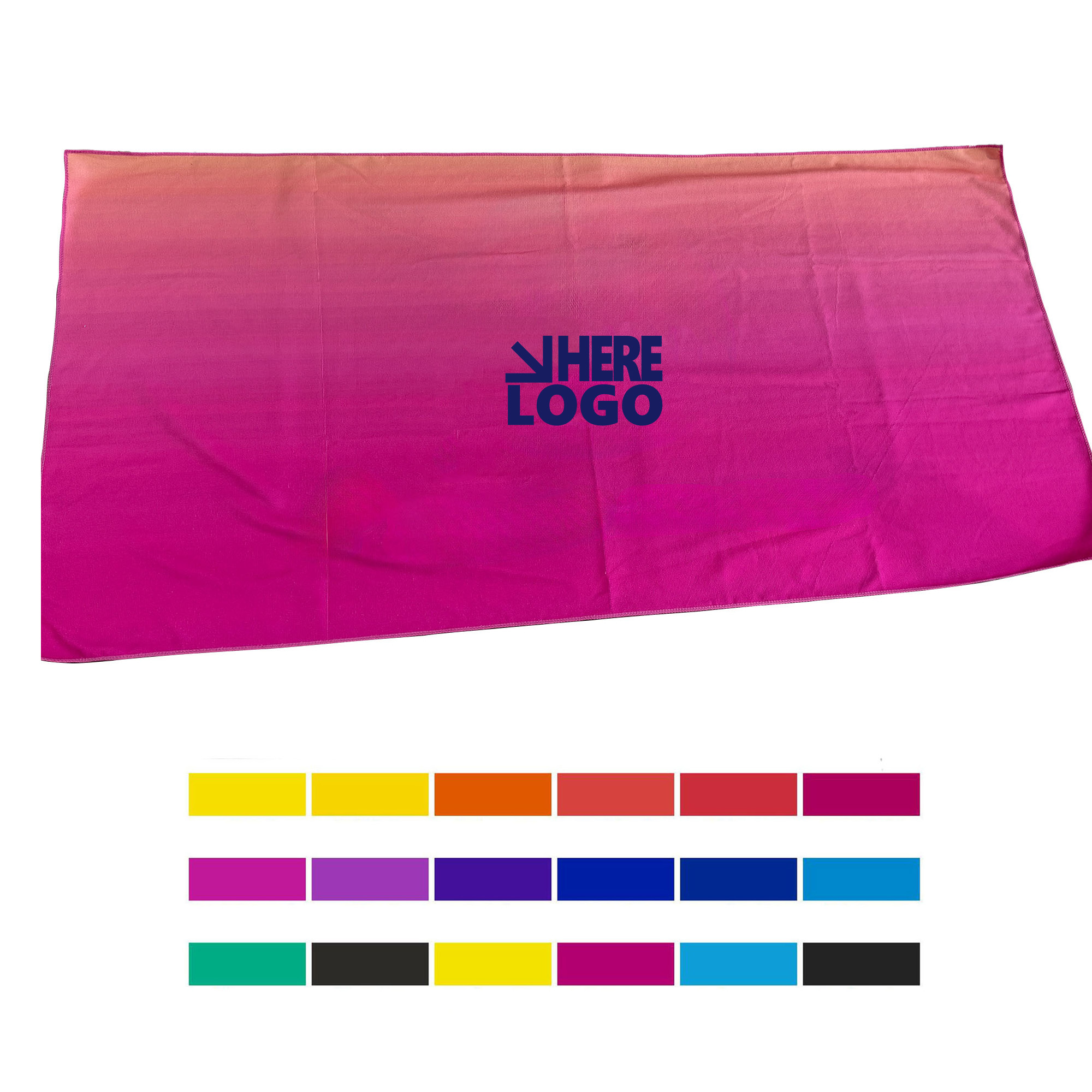 Full color 30" x 60" Microfiber Beach Towel 2