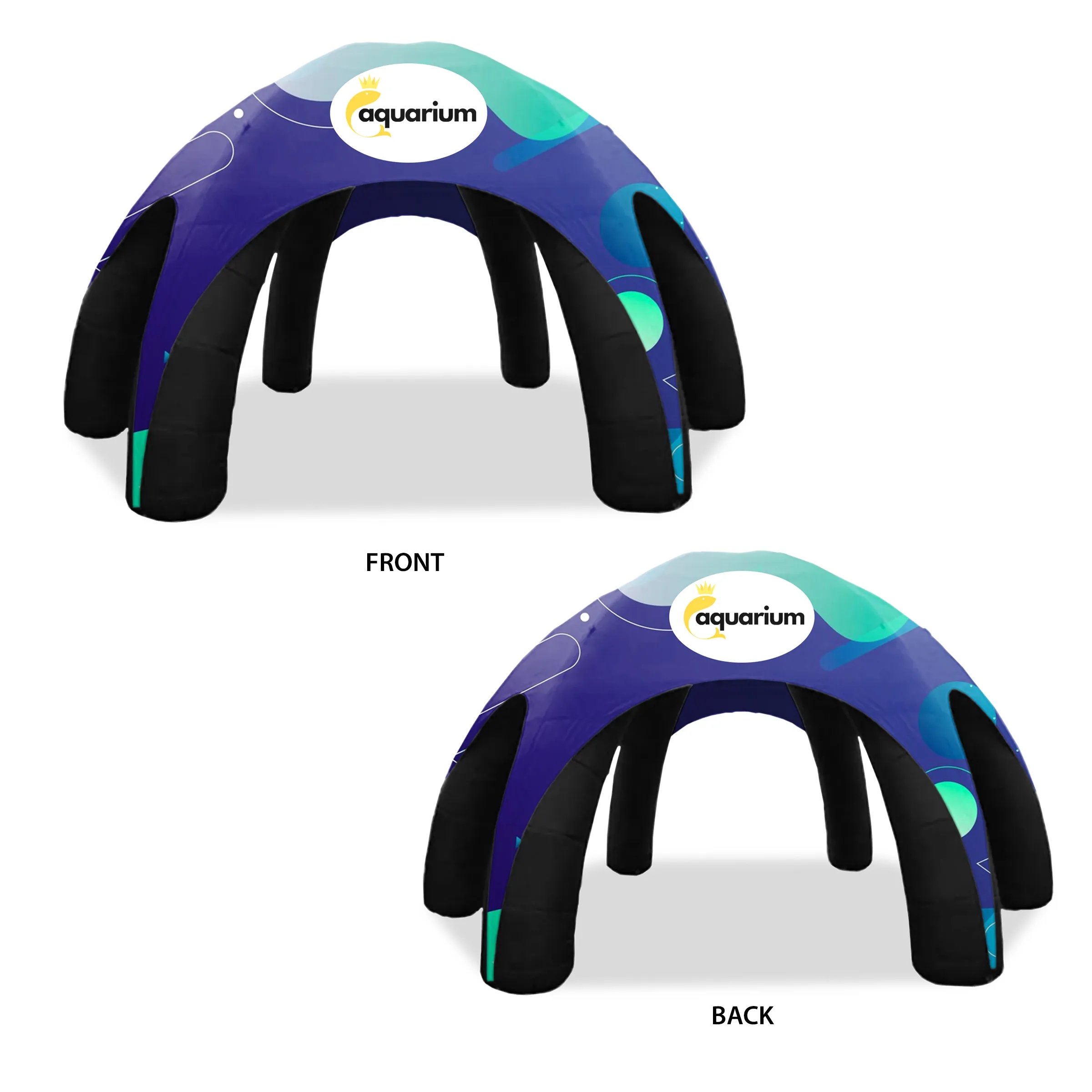 33' Custom Inflatable Spider Tent with 6 legs with Canopy 4