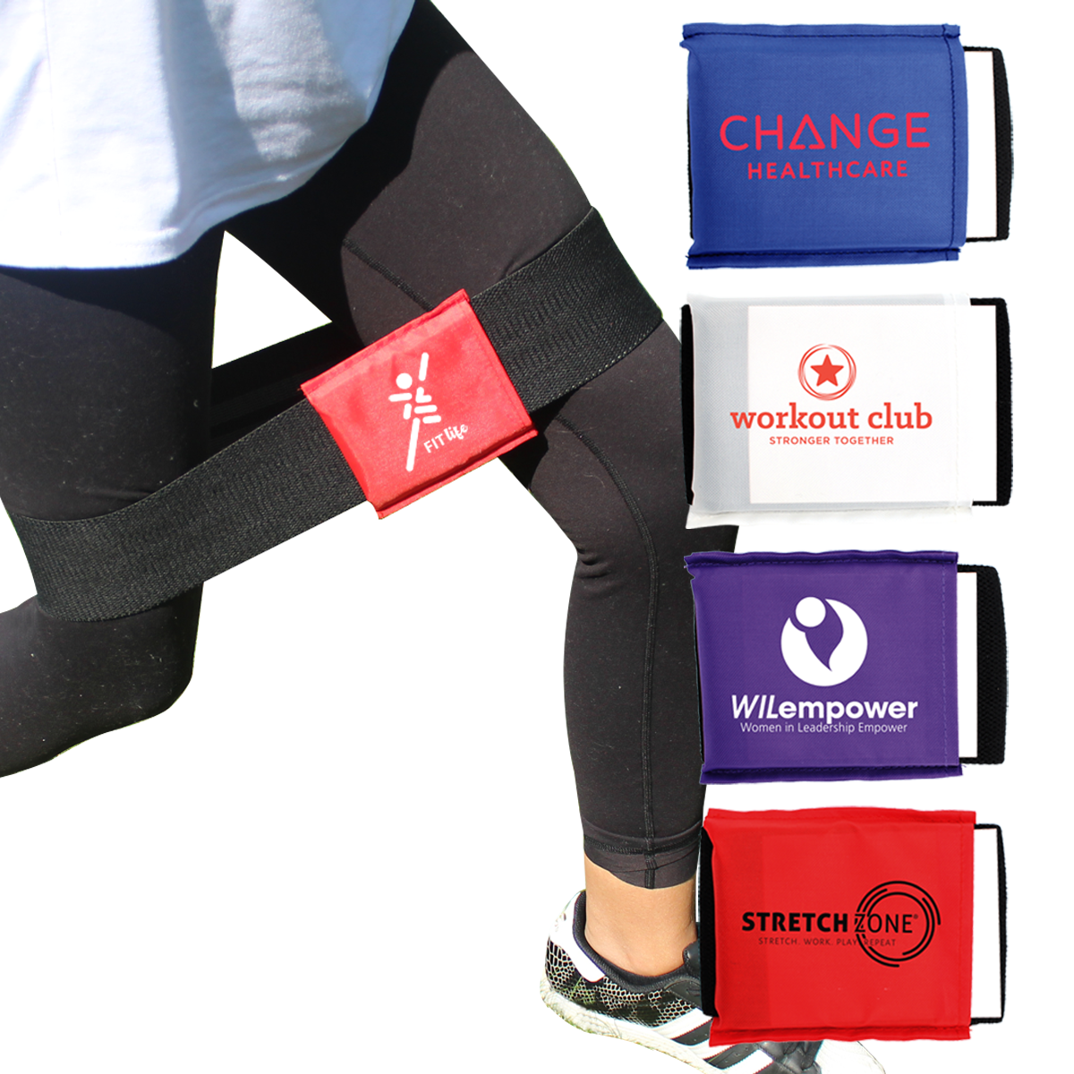 Fabric Exercise Band with Pouch 15