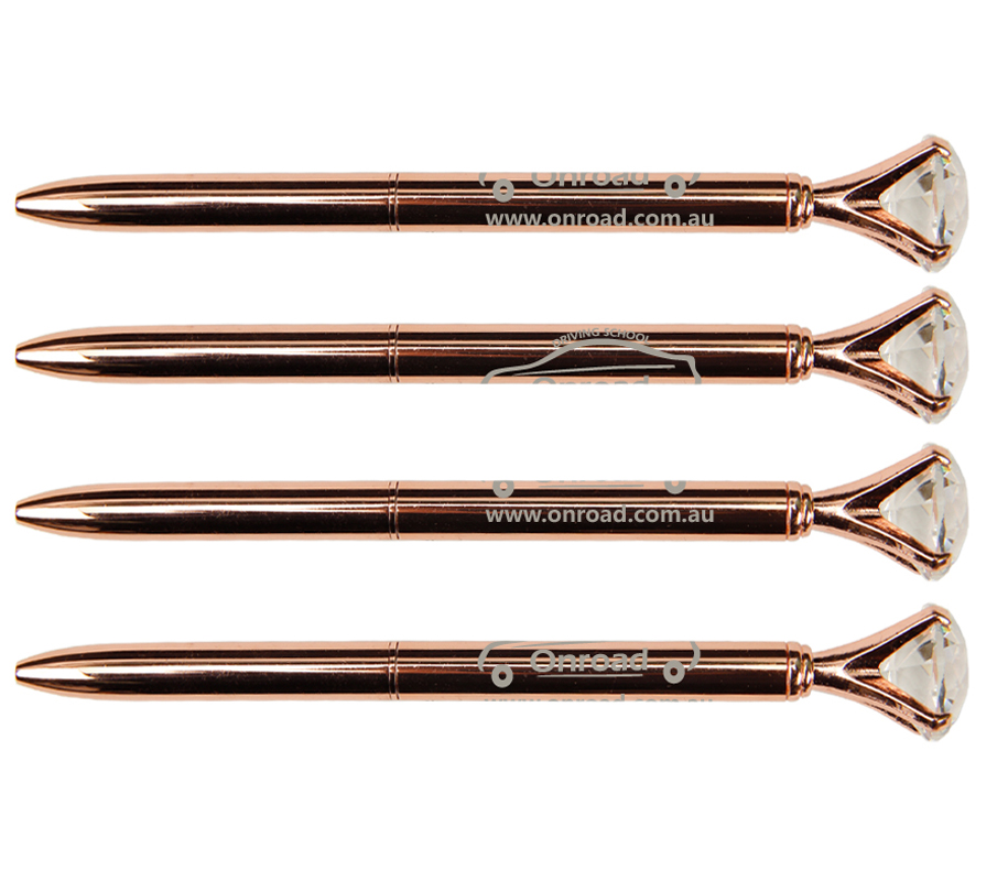 Sleek and Slim Diamond Metal Pen 2