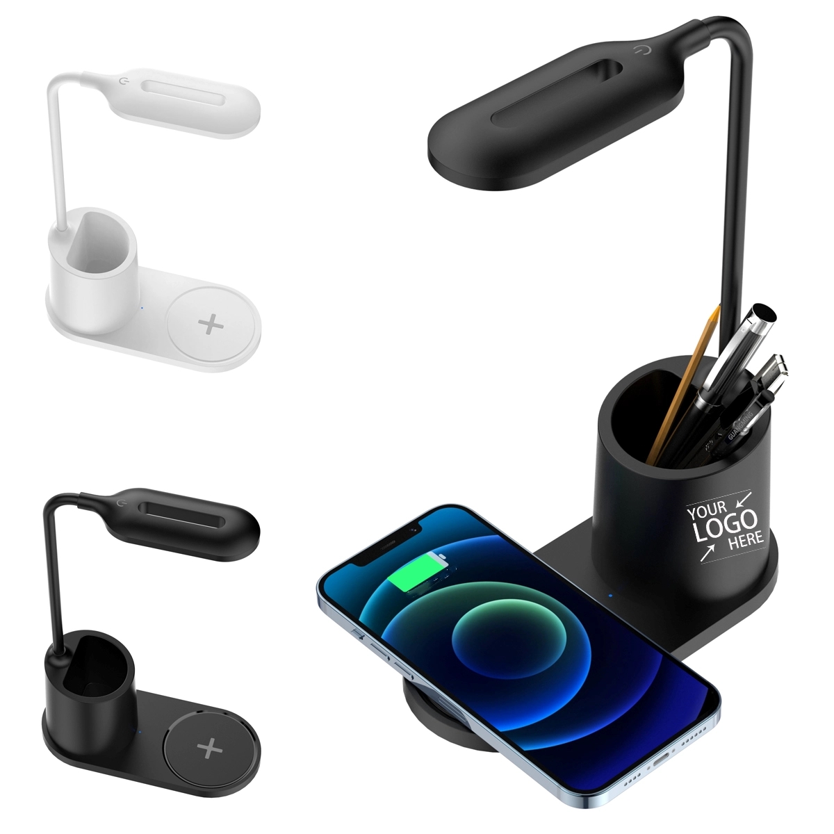 Led Desk Lamp With Wireless Charger 2
