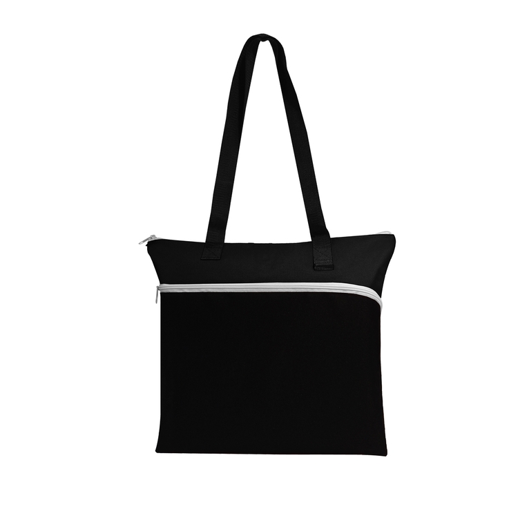 600D Large Front Zipper Tote 7