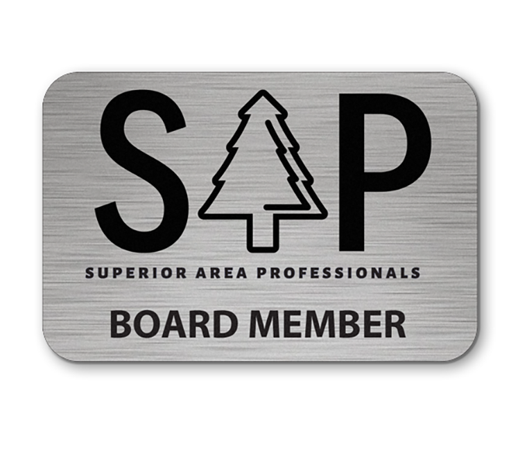 The Sparta engrave only name badge 3-6 sq" 2