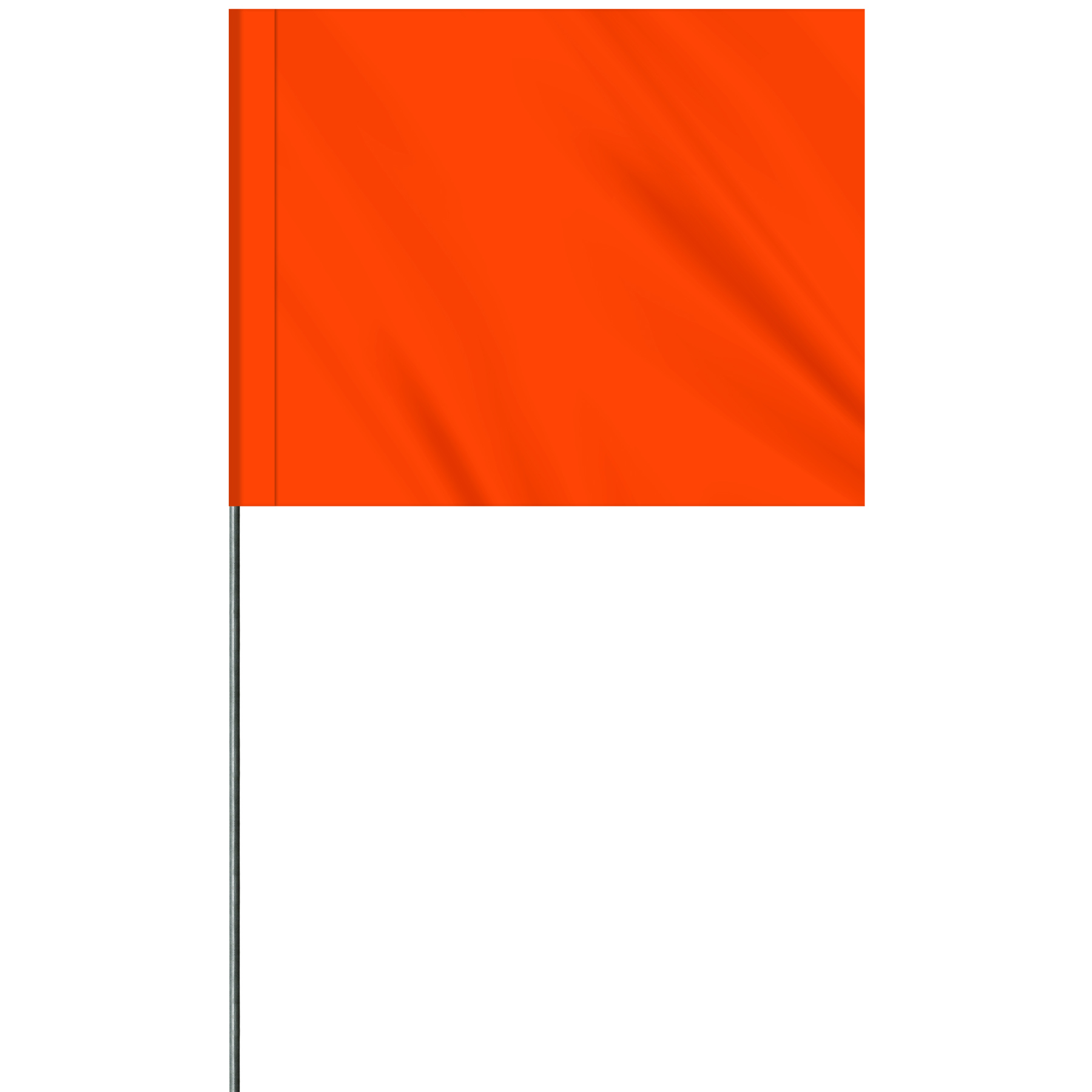 1-Color 4" x 5" Custom Vinyl Marking Flag with 21" Wire 5