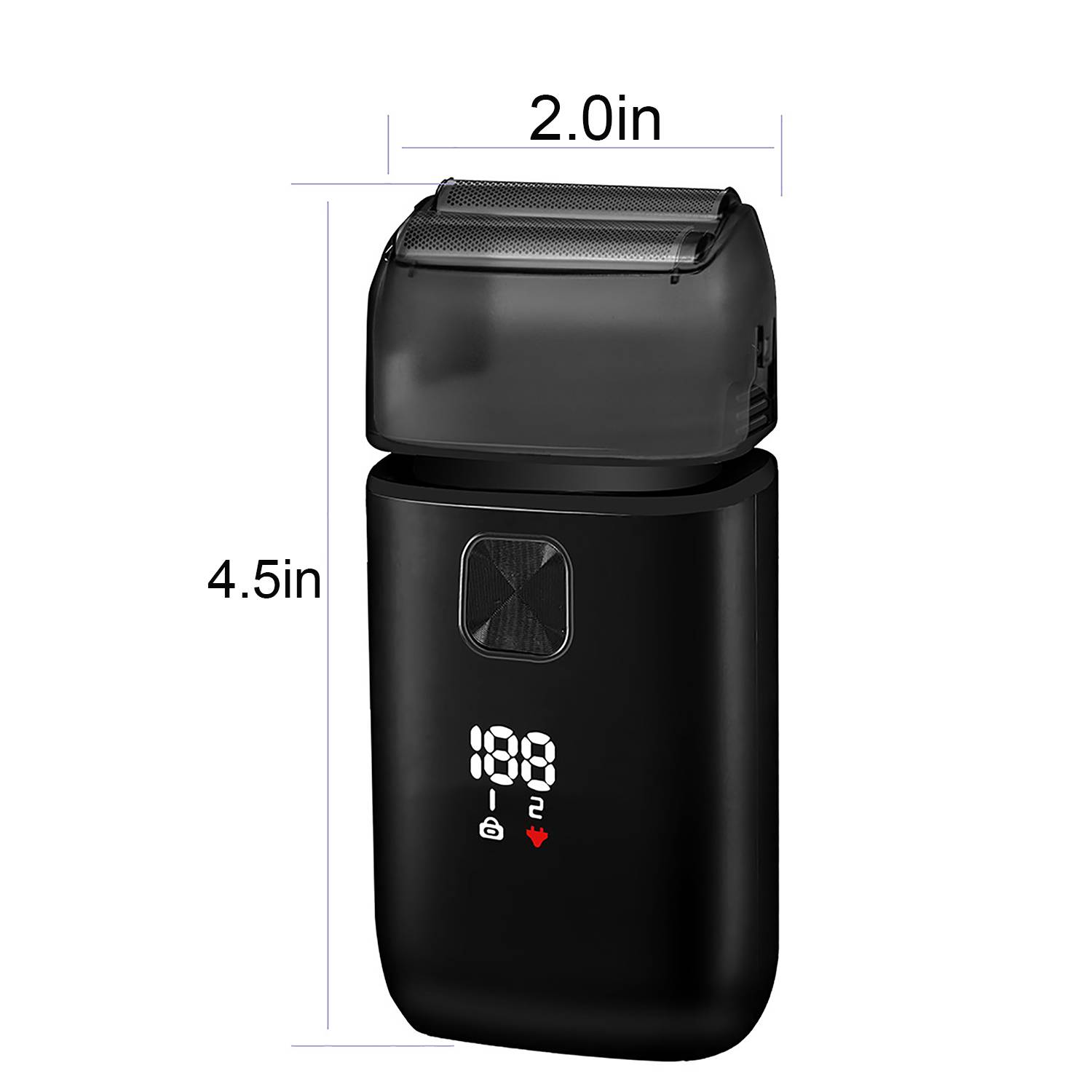 Rechargeable Electric Shaver W/ Led Display 3