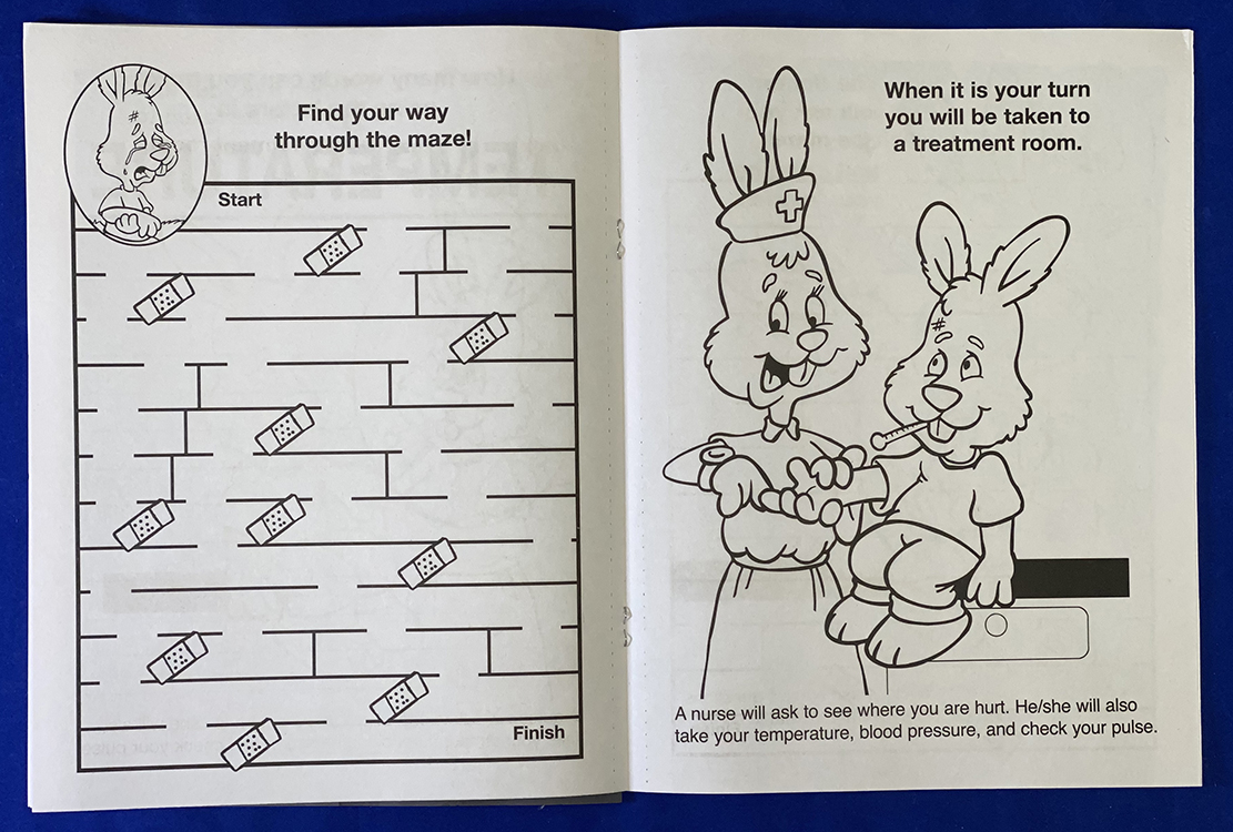 COLORING BOOK - A Trip to the Emergency Center Coloring & Activity Book 4