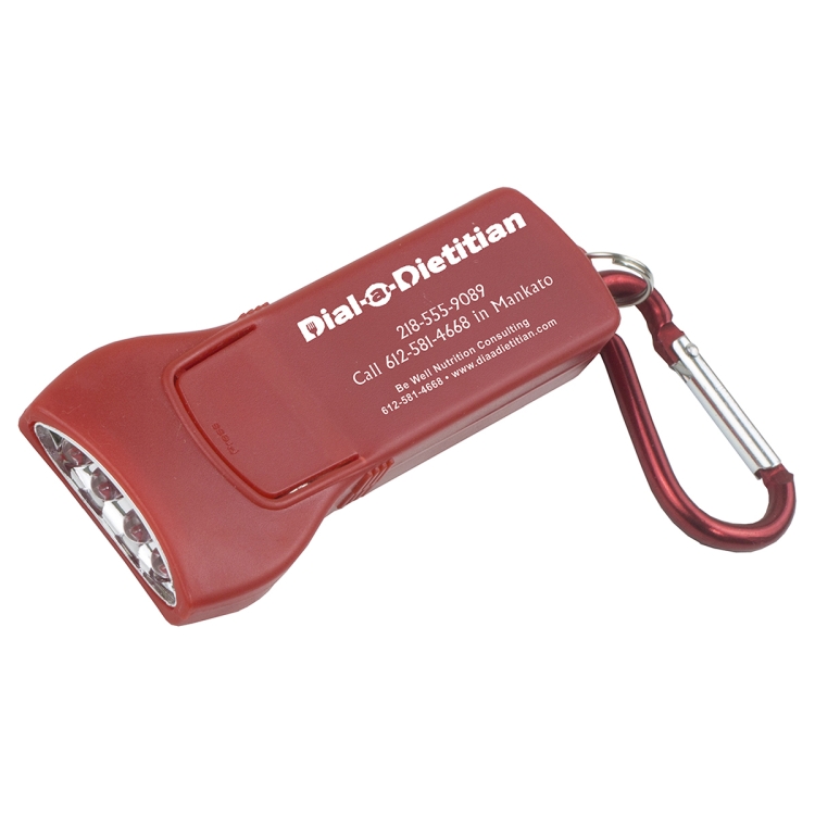 "Beamer" 4 LED Keyholder Keylight with Carabiner Clip 2