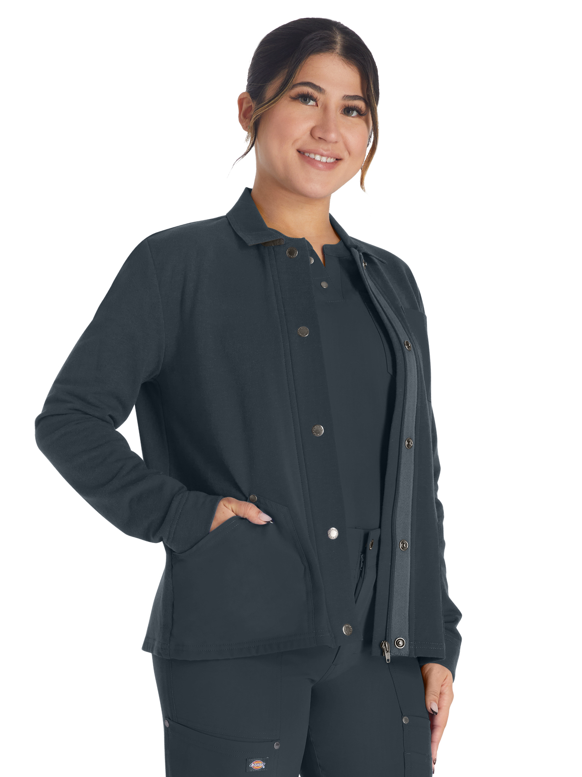 Dickies Medical - EDS NXT - Women's 3-Pocket Zip Front Fleece Jacket