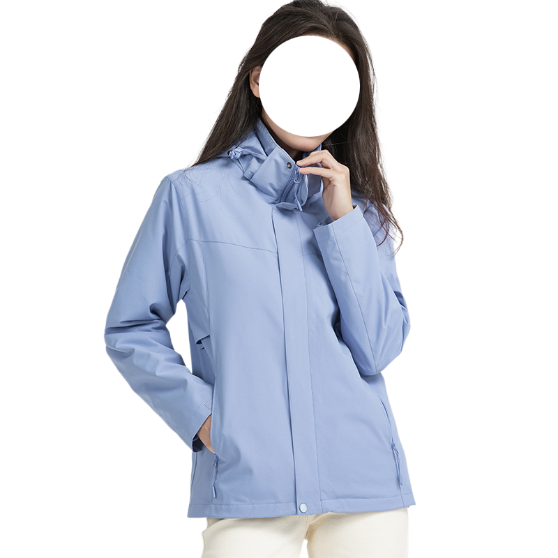 Waterproof Detachable 2-layer Hiking Jacket & Outdoor Coat 2