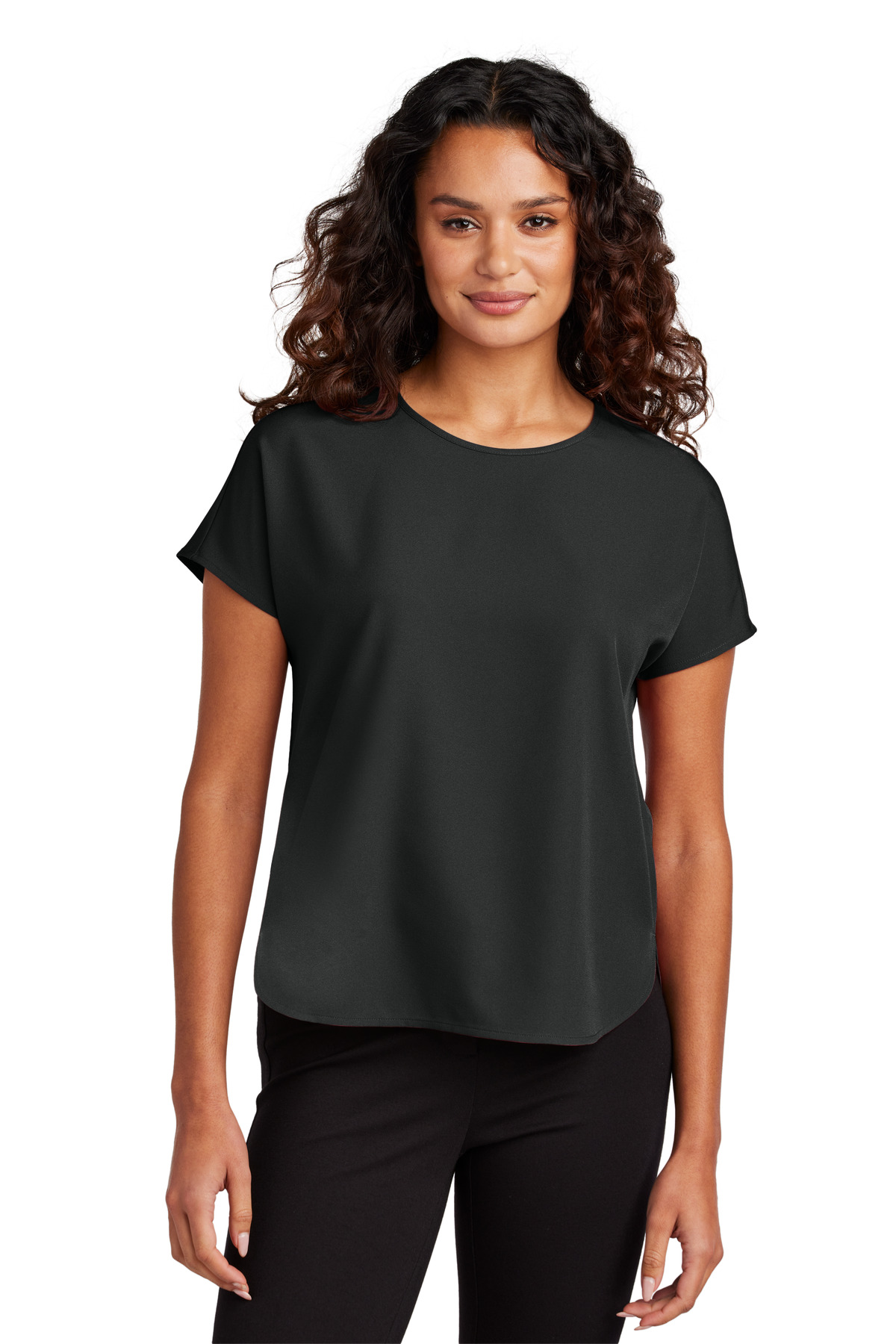 Mercer+Mettle Women's Stretch Crepe Crew MM2015 2