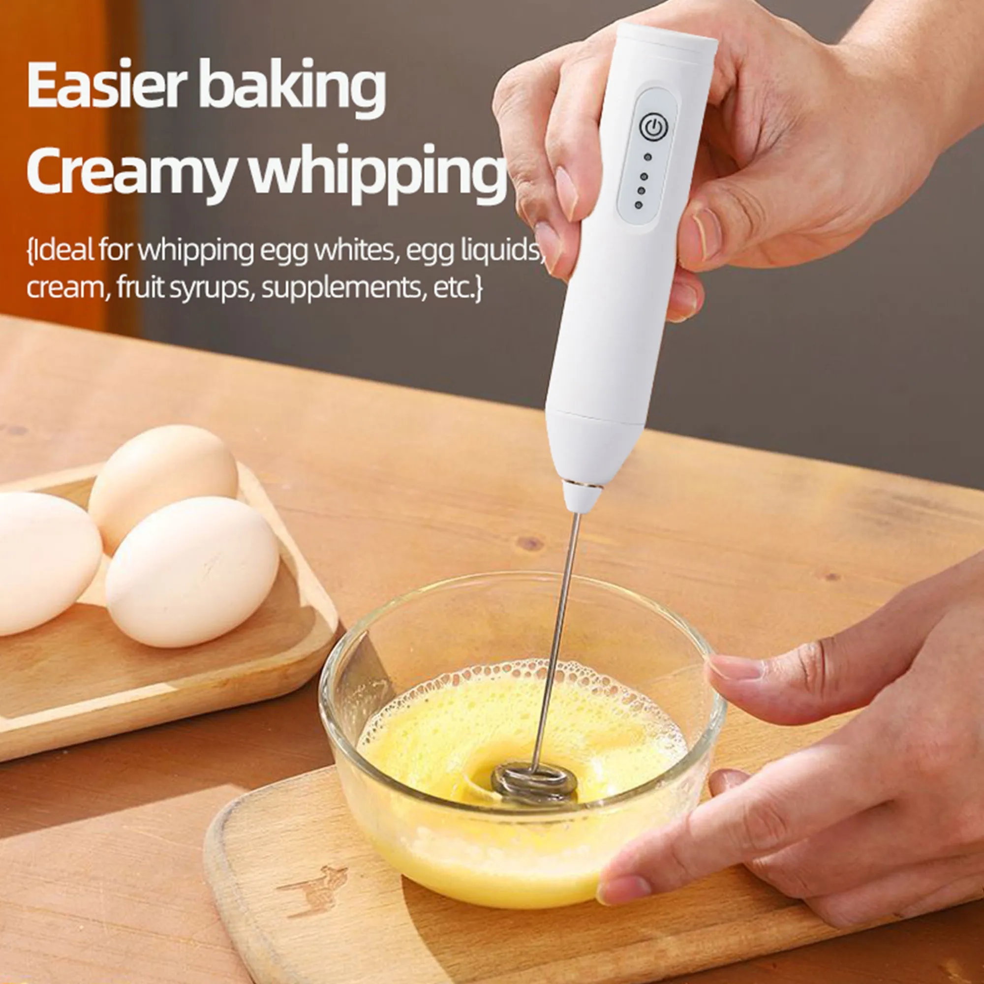 Premium Electric Handheld Milk Frother 6