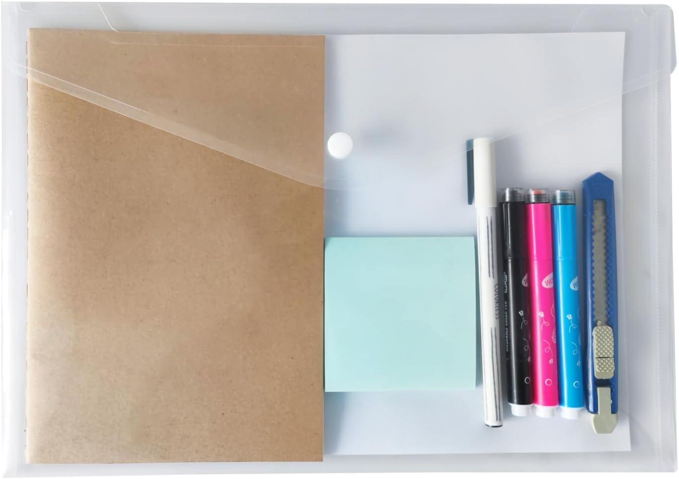 Frosted A4 High Quality Document Pouch 4
