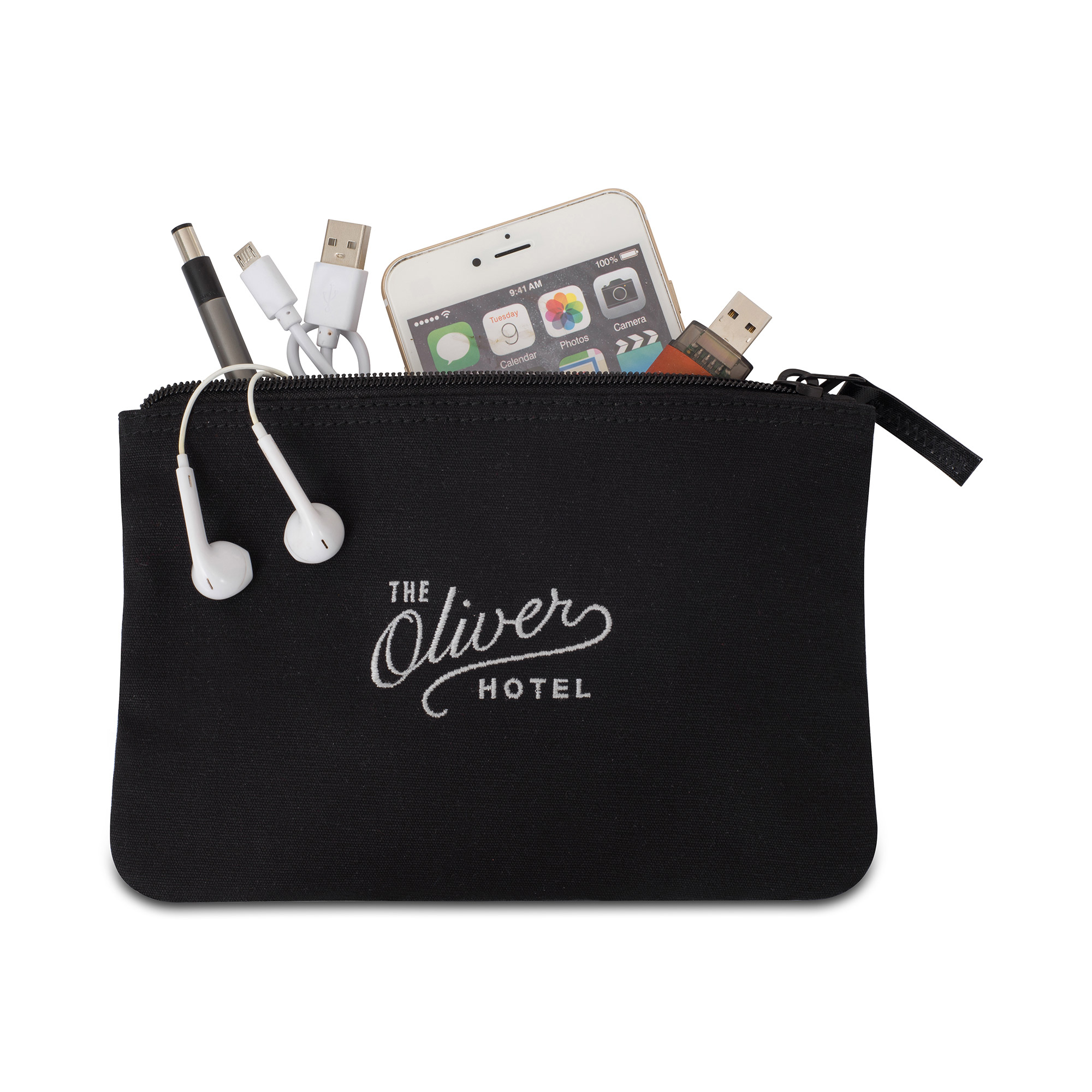 Avery Cotton Zippered Pouch 23