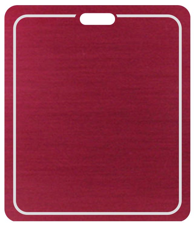 Laser engraved Rectangle Bag Tags 1