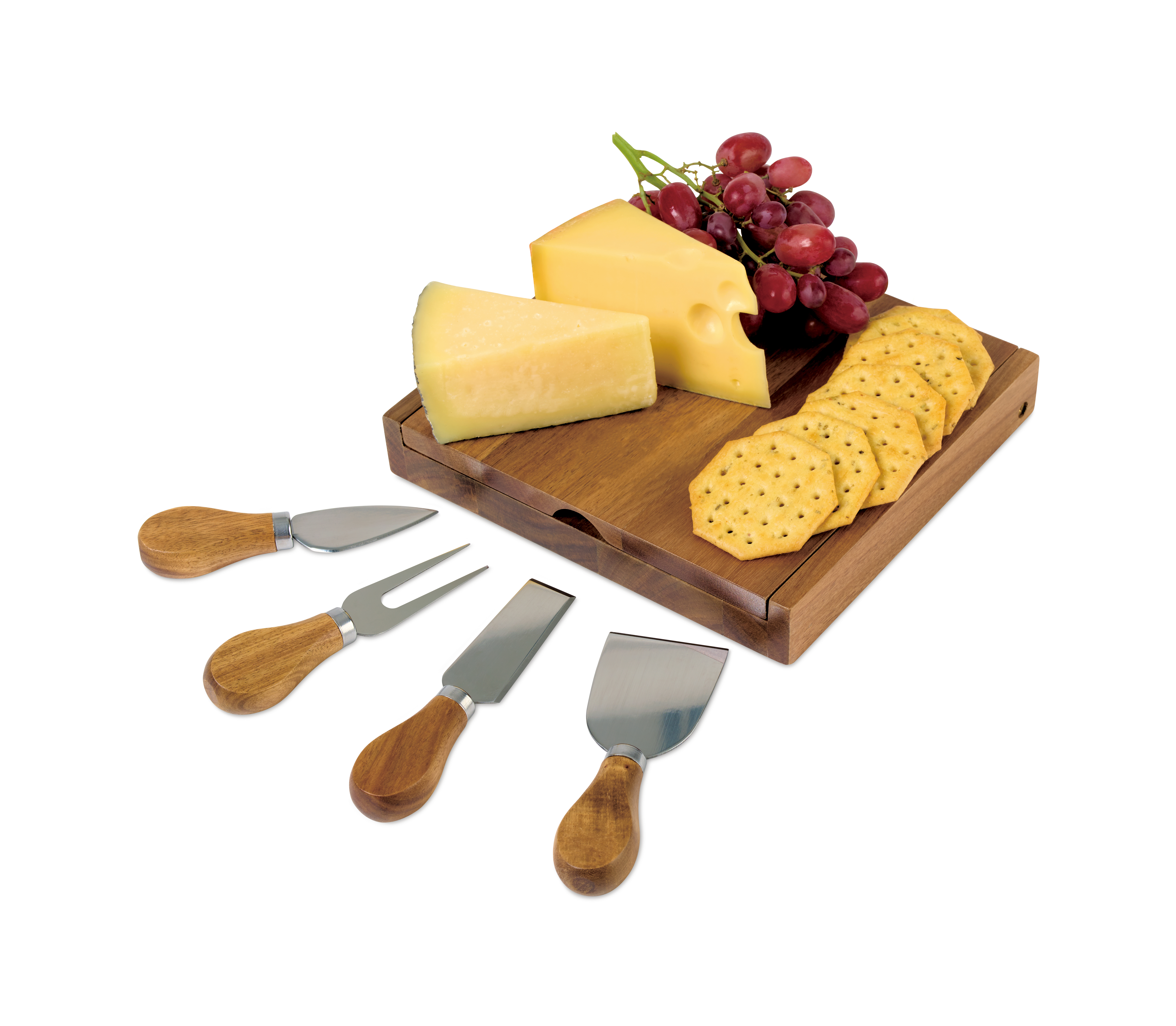 La Cuisine Cheese Board with Serving Set