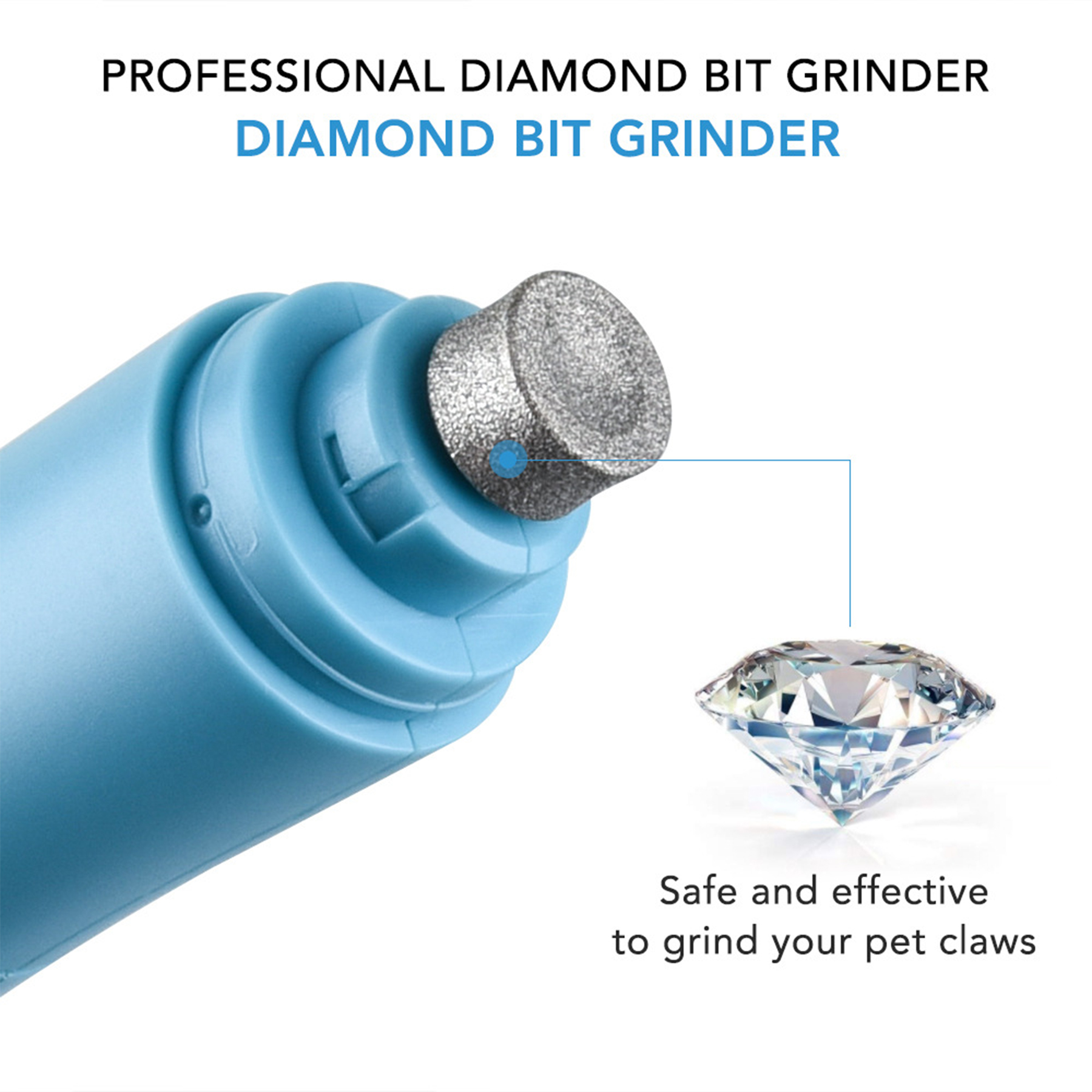 Pet Grinder USB Charging Nail Repair Set 2
