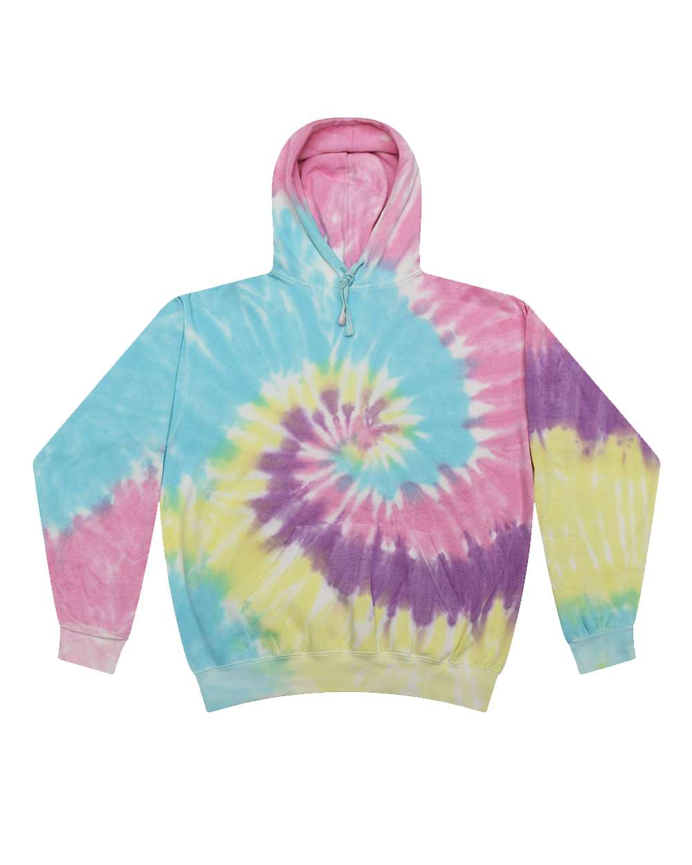 Youth Tie-Dyed Hooded Sweatshirt - 8777Y 2