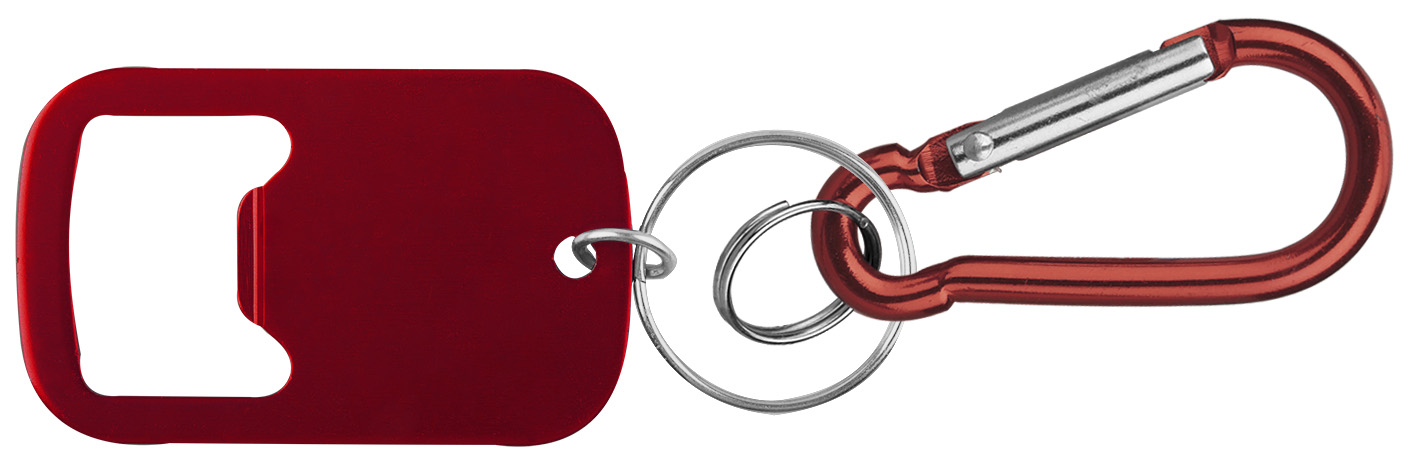 Meal Bottle Opener with Key Ring & Carabiner 2