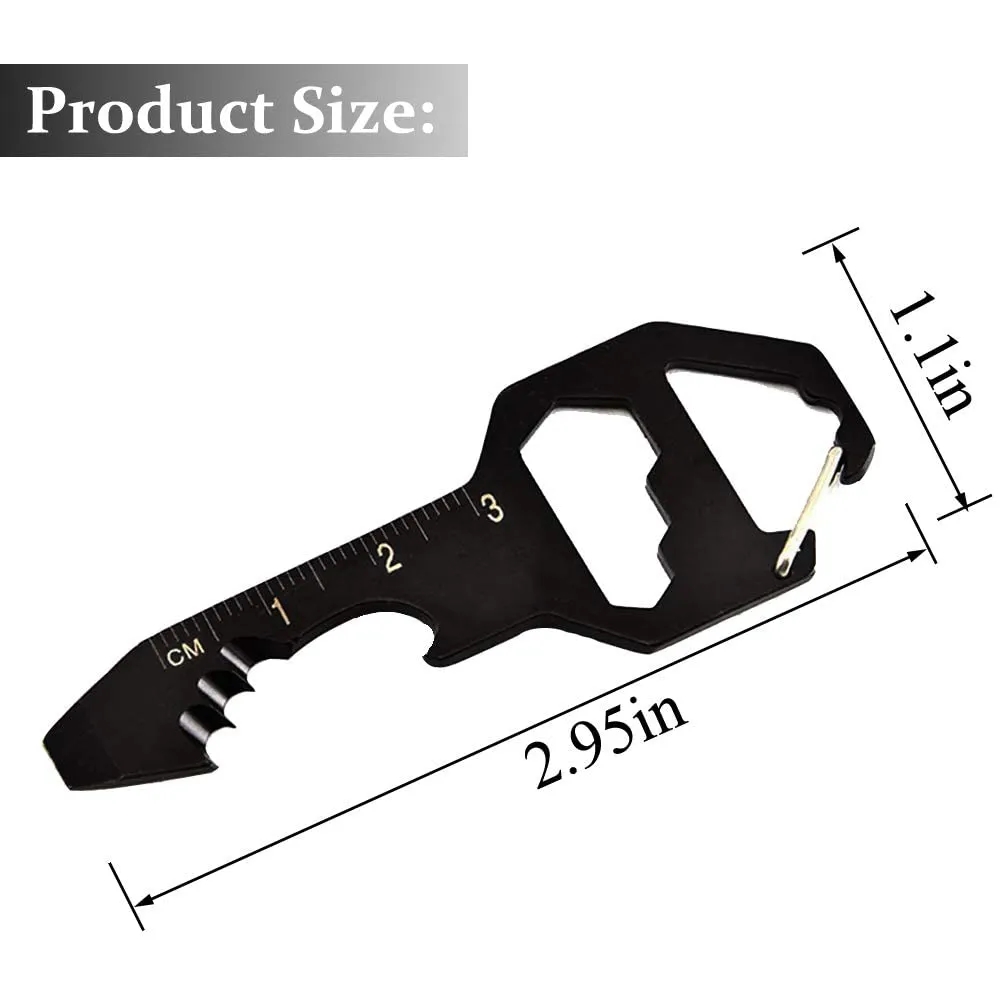 6 In 1 Keychain Bottle Opener Multitool 3