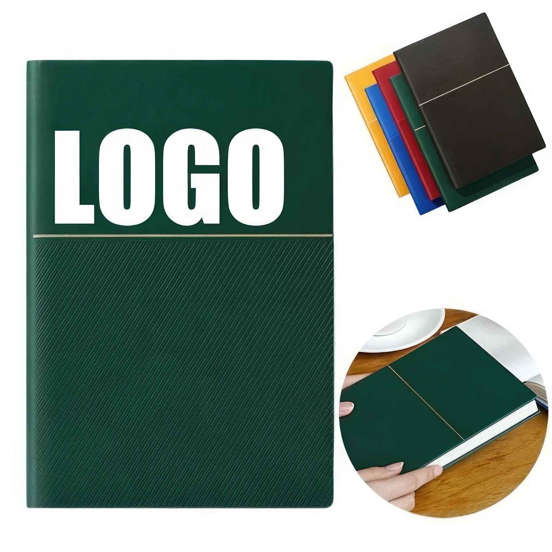 PU Leather A5 Business Travel Journal Diary Notebook 1