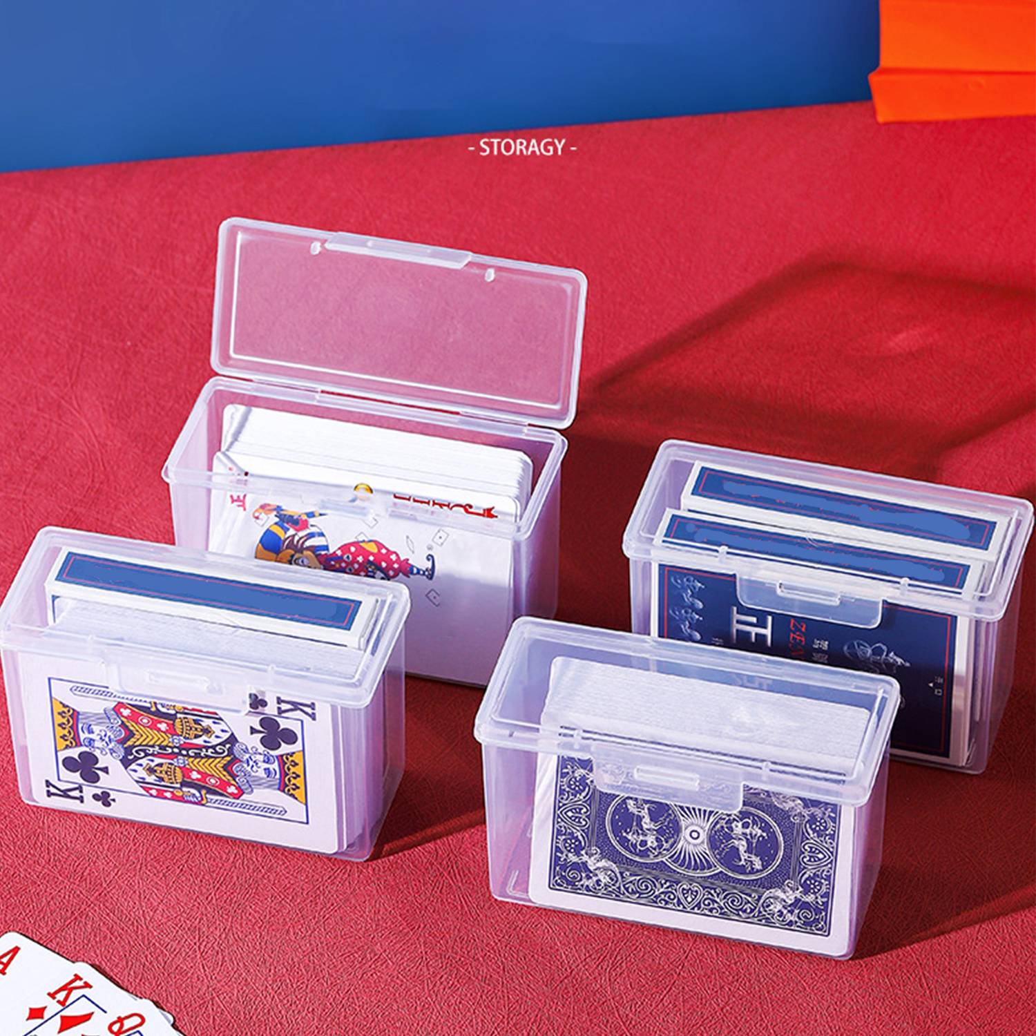 Plastic Transparent Playing Card Storage Box 5
