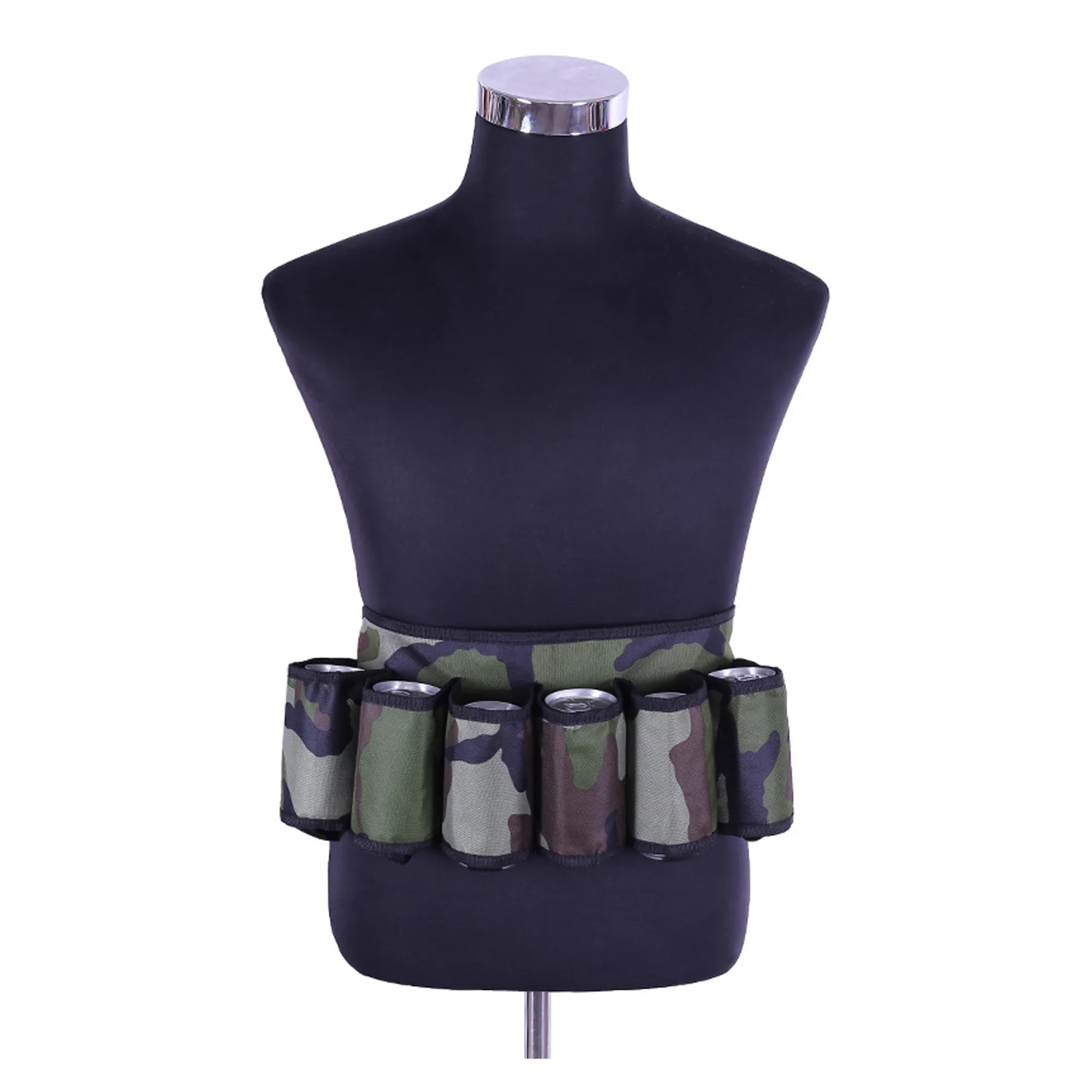 Adjustable 6 Pack Beer Belt Holder 6