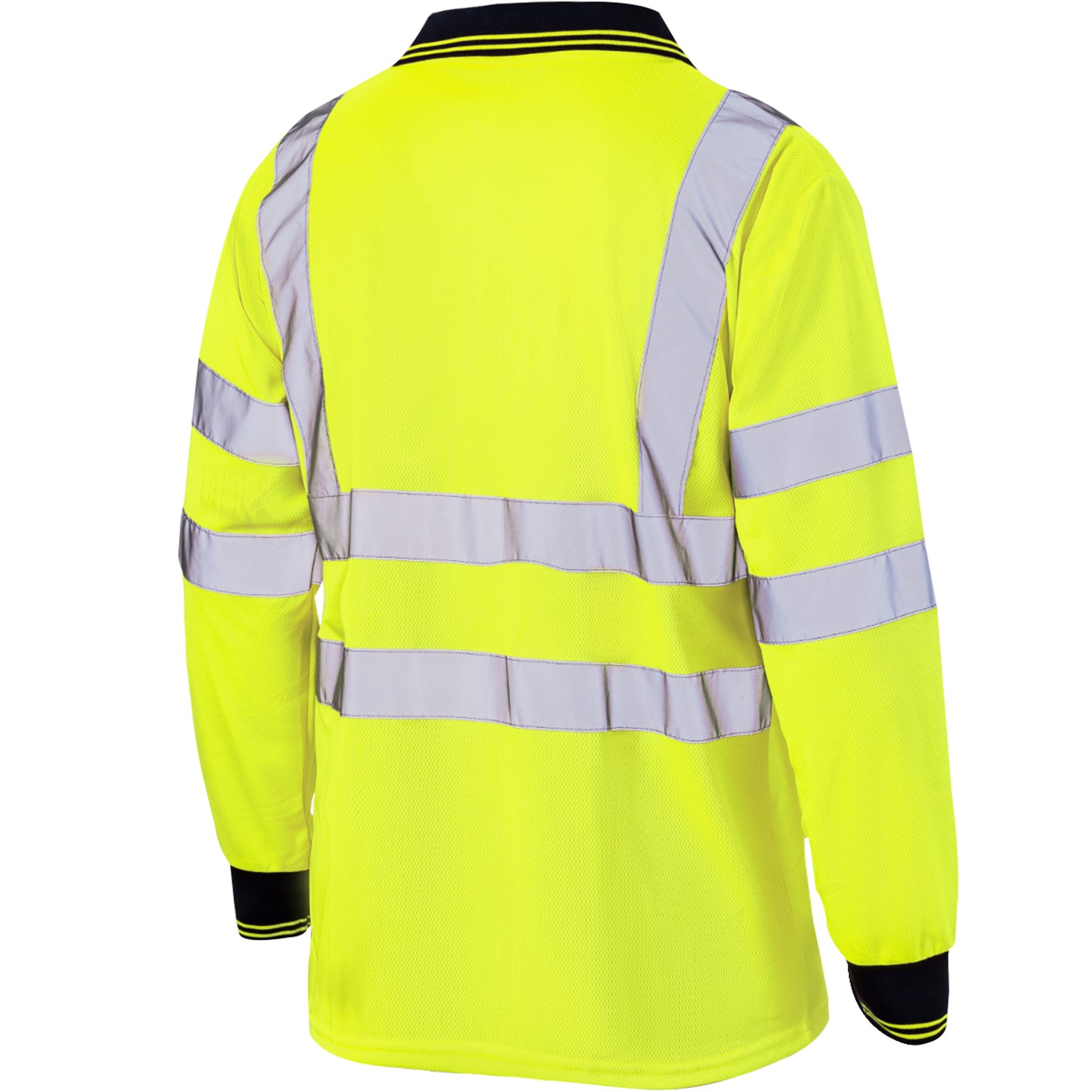 Class 3 Safety Polo with Double Band 2" Reflective Tape 7