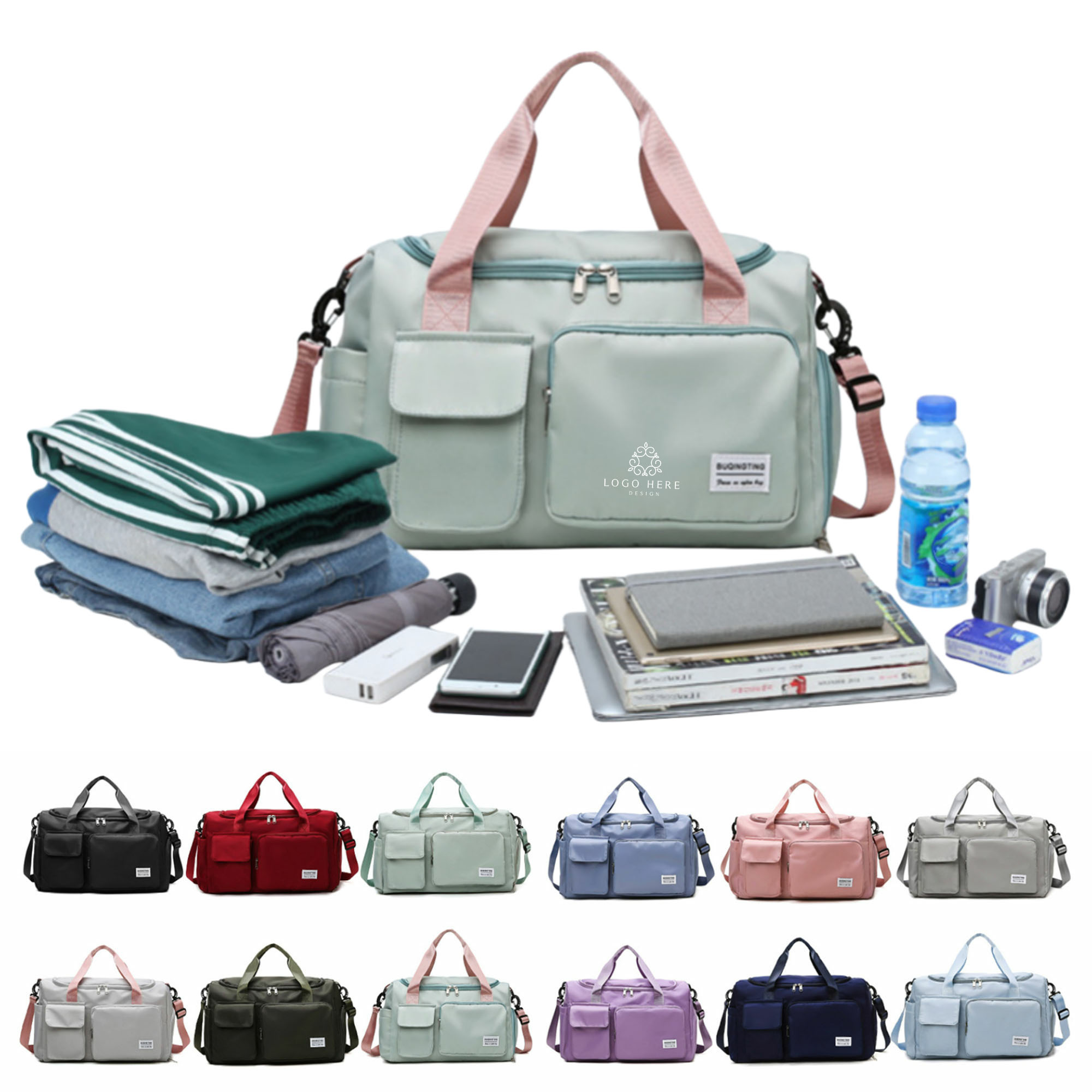 Large Travel Shoulder Duffel Bag 2