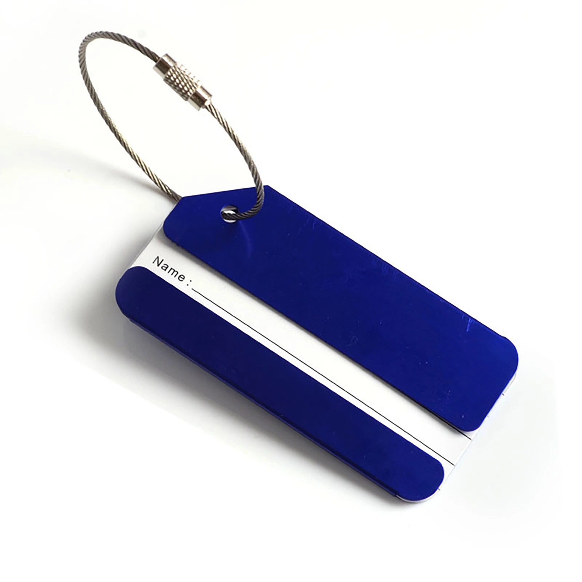 Aluminum Luggage Tag with Name ID Card 12