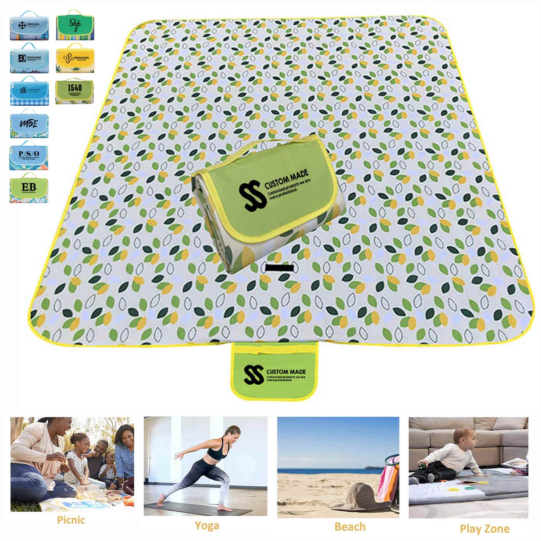 Foldable Waterproof Outdoor Picnic Blanket 1
