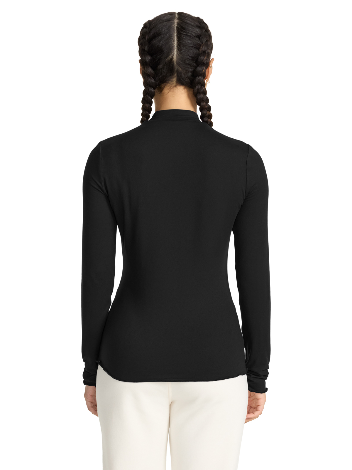 Med Couture - MC Layers - Women's Pocketless Mock Neck Underscrub Tee 2