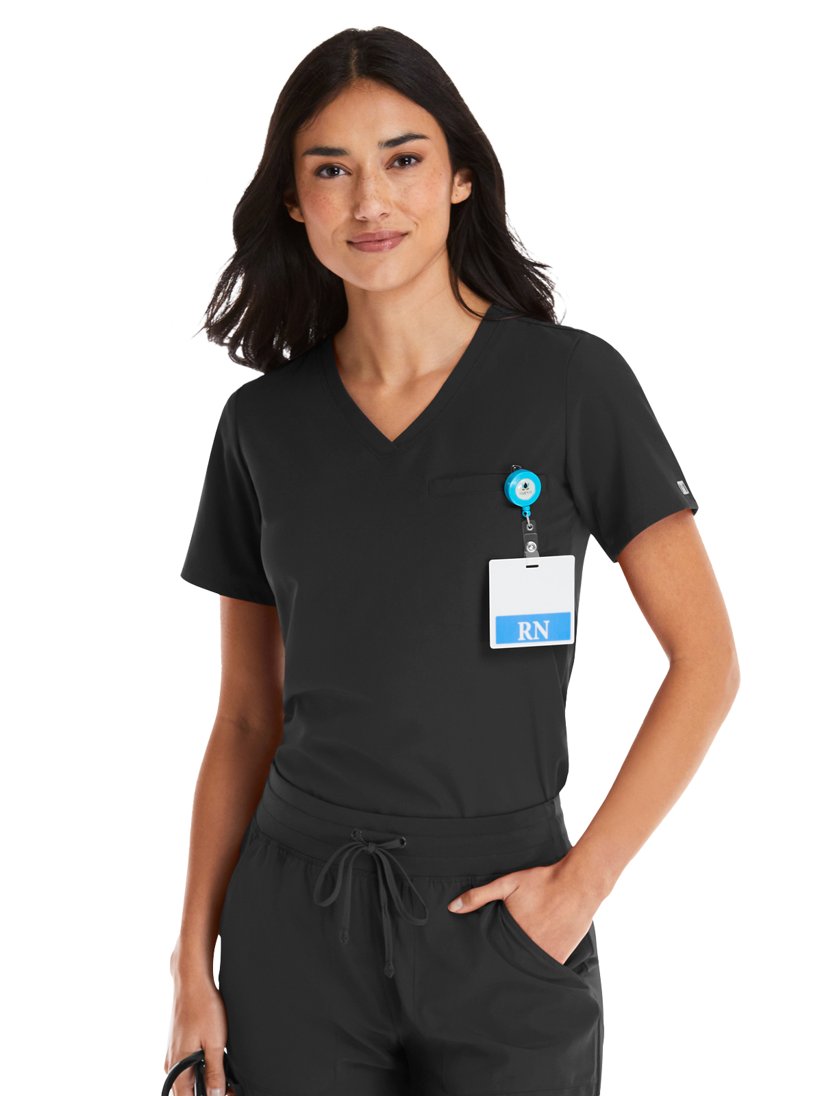Maevn - Matrix Impulse - Women's One-Pocket V-Neck Tuck-In Top 17