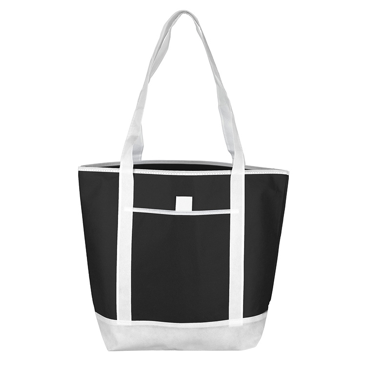 17-1/2"W x 13-1/2"H x 6"Gusset - "THE LIBERTY" Corporate, Travel and Beach Tote Bag 5