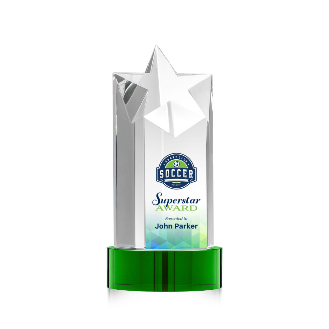 Berkeley VividPrint™ Award on Stanrich Base - Green 7