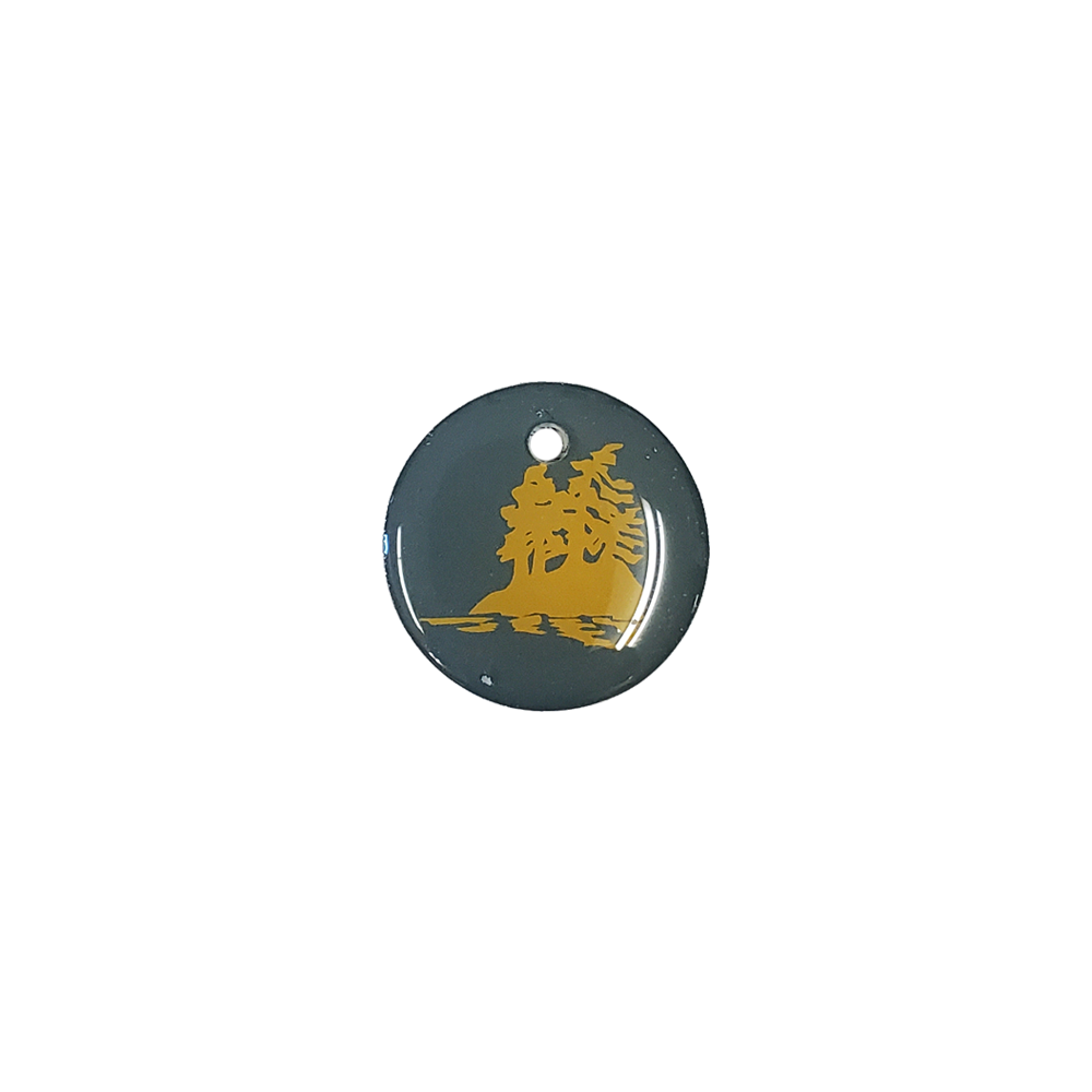Charm with Hole Single Sided - Up to 1 Sq. In. 2
