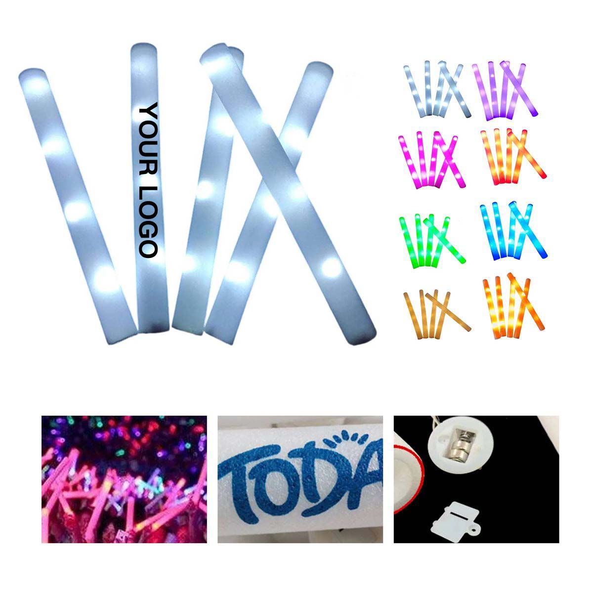 Portable Concert Glow Stick with Colorful Lighting 13