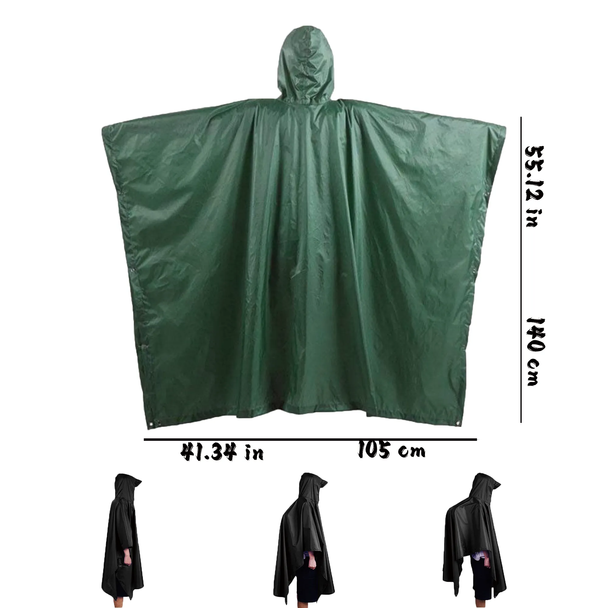 Outdoor Multi-Function Poncho Raincoat 4